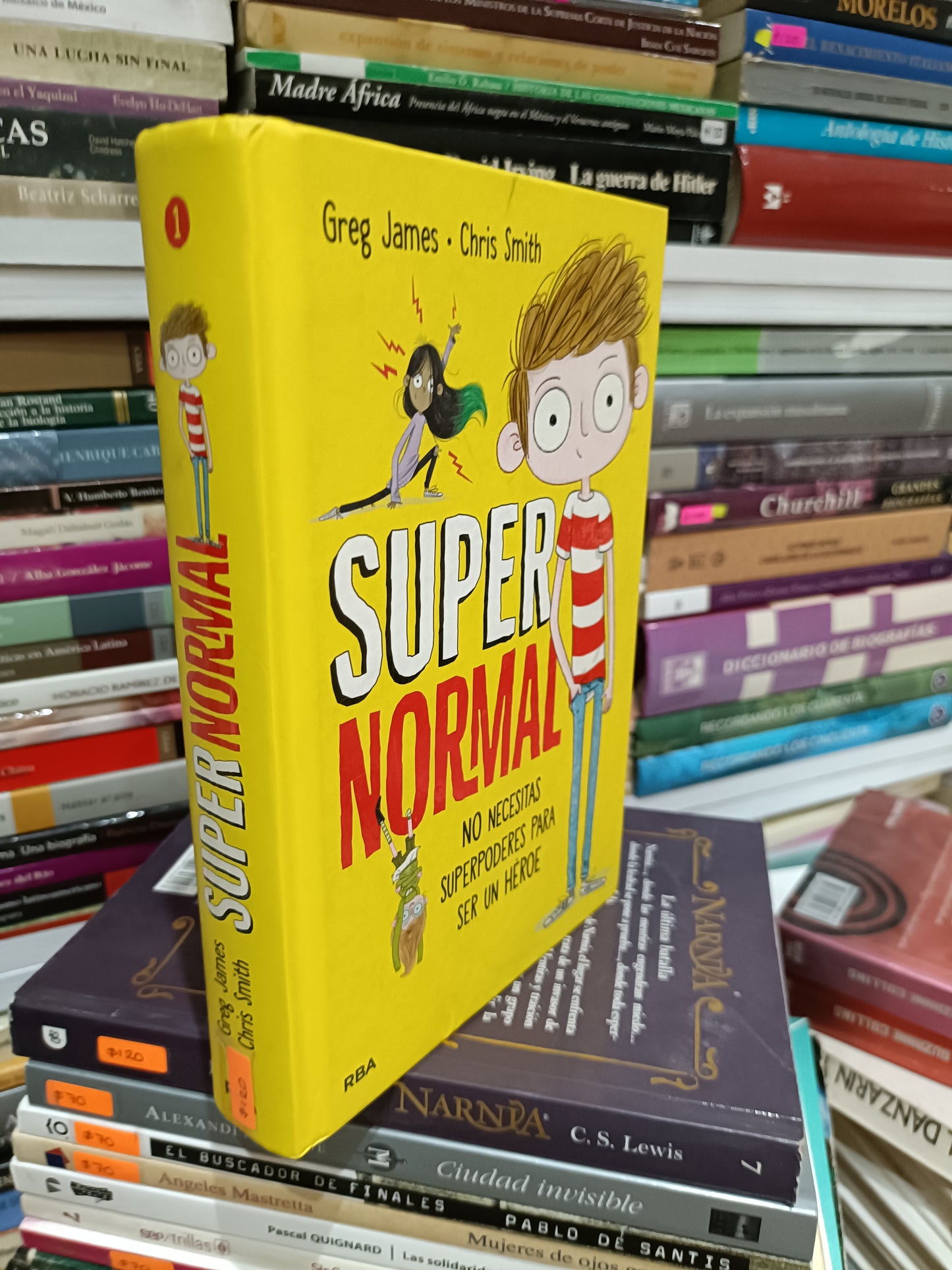 SUPER NORMAL POR GREG JAMES CHRIS SMITH USADO NOVELA JUAREZ 515