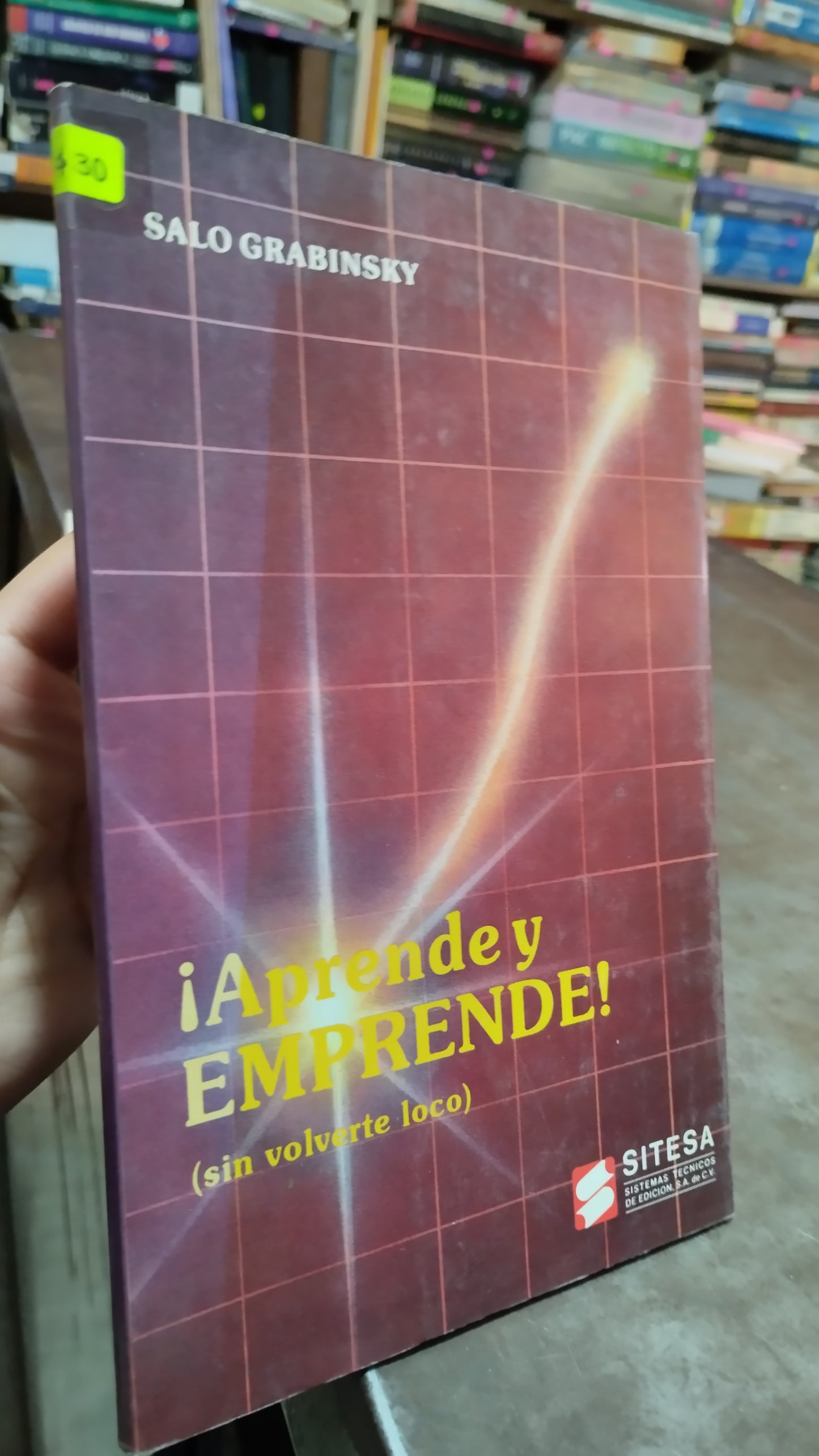 APRENDE Y EMPRENDE POR SALO GRABINSKY LIBRO USADO ADMINISTRACION ALDAMA