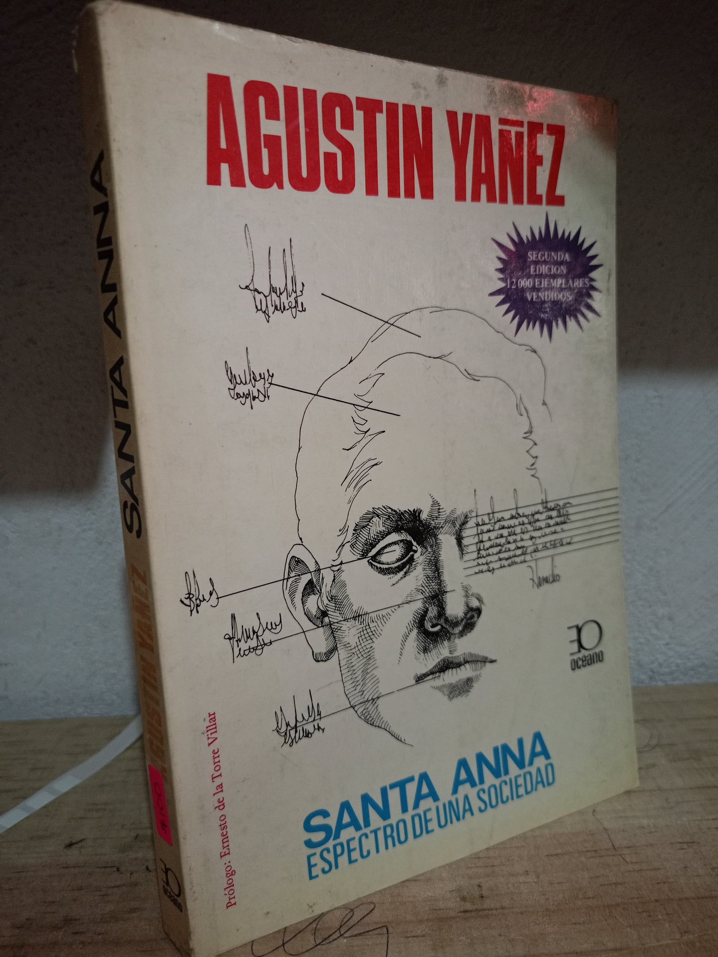 SANTA ANNA POR AGUSTIN YALEZ USADO NOVELA LITERARIO 305