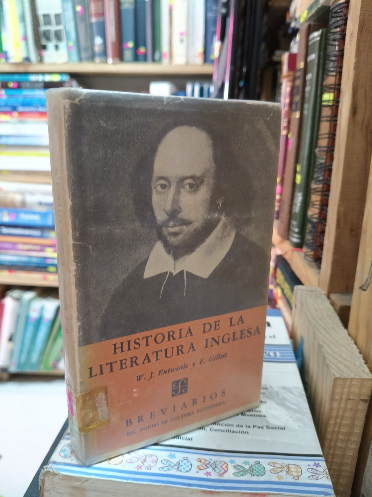 HISTORIA DE LA LITERATURA INGLESA W. J. ENTWISTLE Y E. GUILLETT BREVARIO USADO SOCIOLOGIA LITERARIO 305
