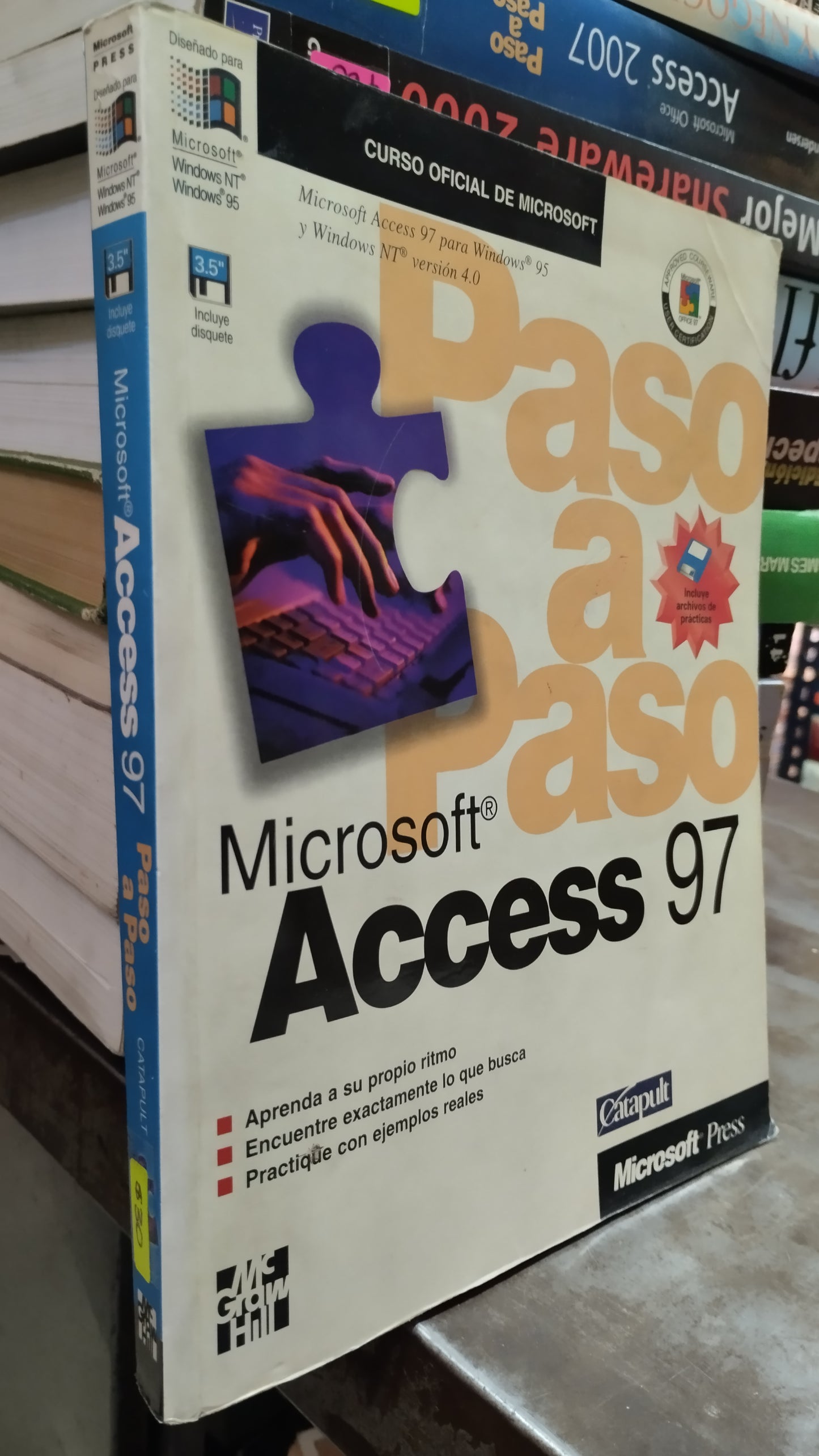 MICROSOFT ACCESS 97 PASO A PASO LIBRO USADO COMPUTACION ALDAMA