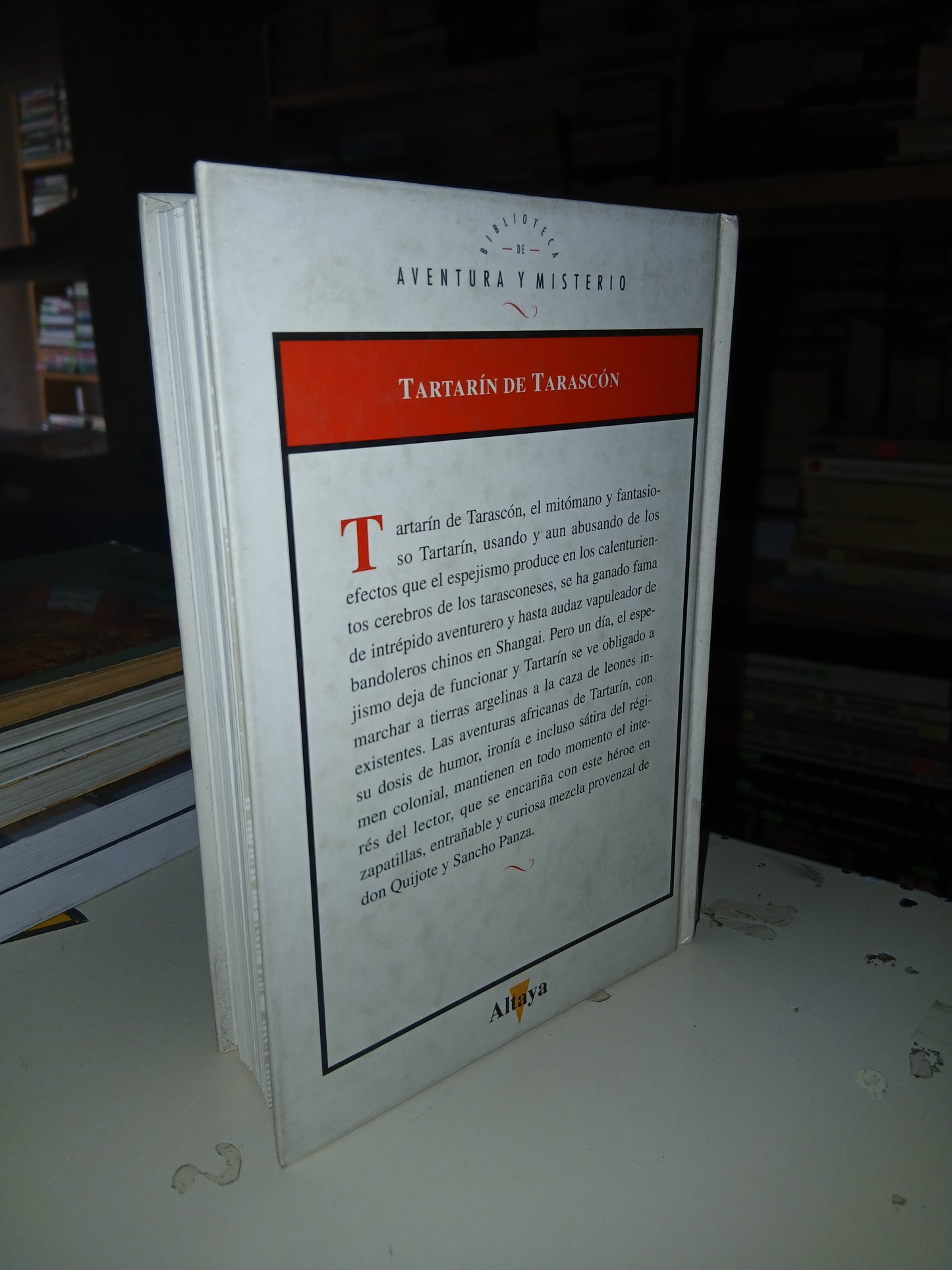 TARTARÍN DE TARASCÓN POR ALPHONSE DAUDET USADO NOVELA LITERARIO 207