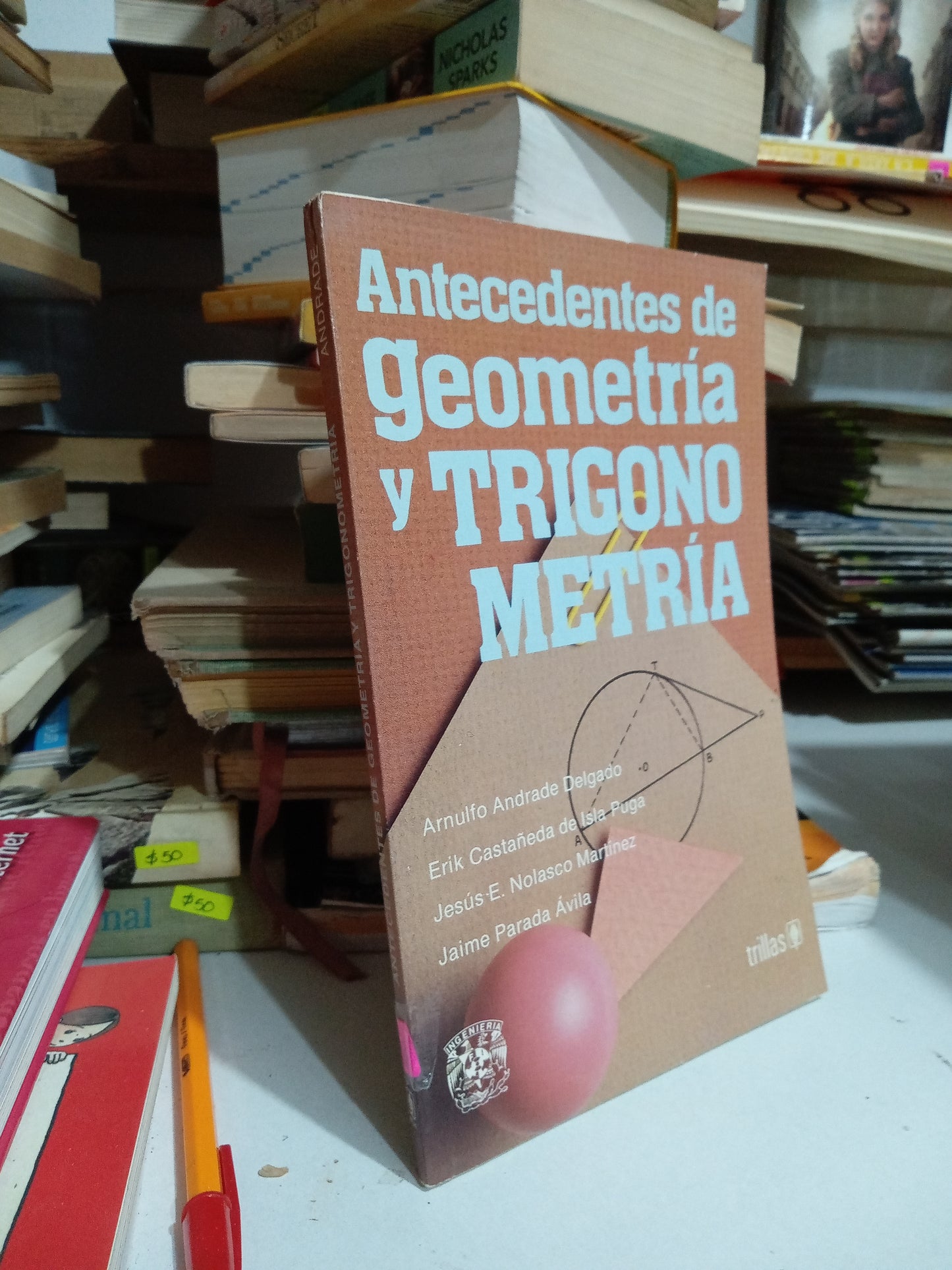 ANTECEDENTES DE GEOMETRIA Y TRIGONOMETRIA POR ARNULFO ANDRADE USADO MATEMÁTICAS JUÁREZ