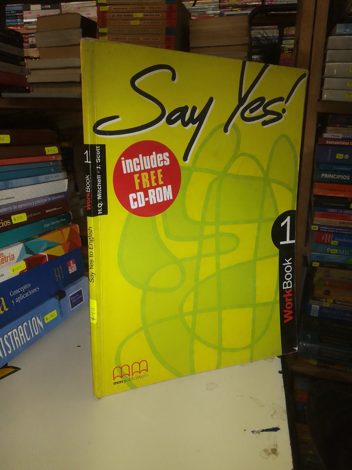 SAY YES TO ENGLISH WORKBOOK 1 POR H.Q. MITCHELL Y J. SCOTT USADO IDIOMAS LITERARIO 207