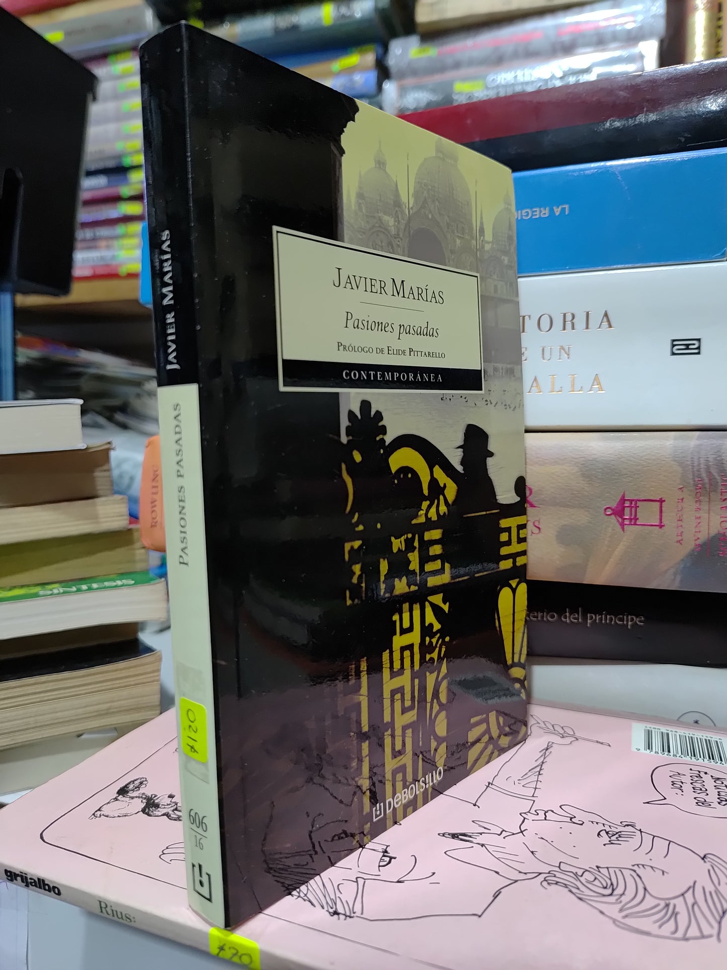 PASIONES PASADAS POR JAVIER MARIAS USADO NOVELAS JUAREZ 507