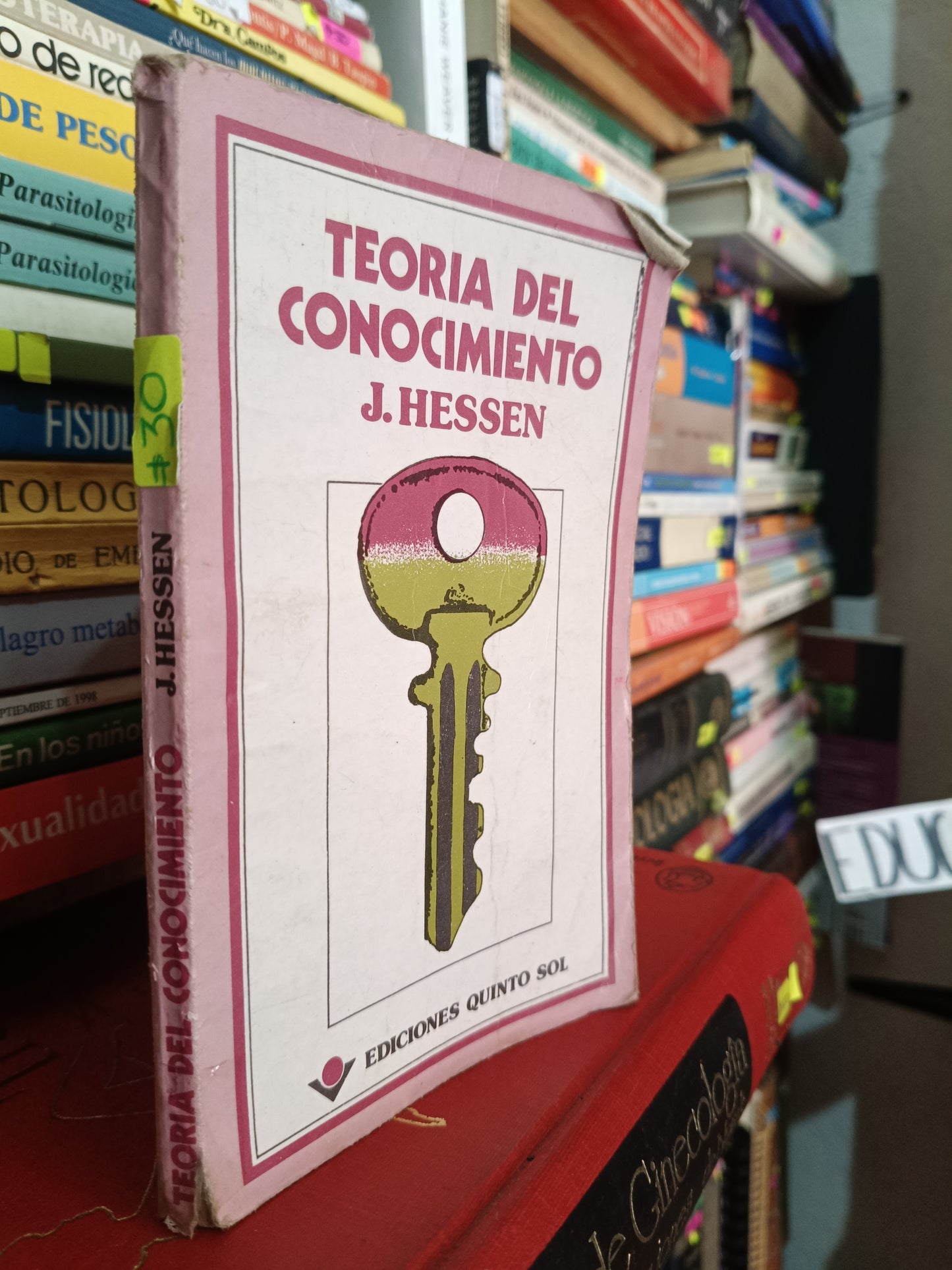 TEORIA DEL CONOCIMIENTO J HESSEN USADO SOCIOLOGIA LITERARIO 305