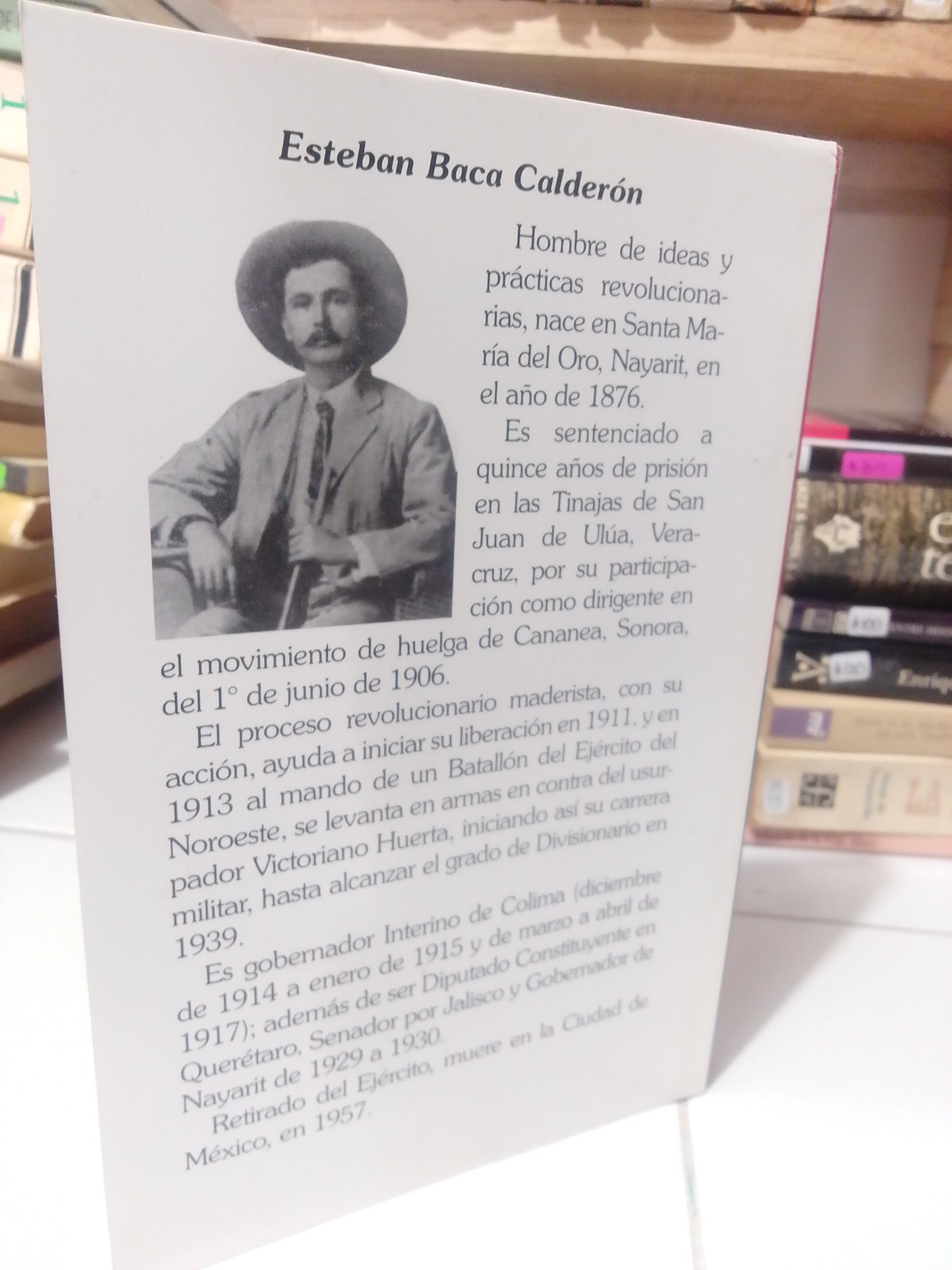 GENESIS DE LA HUELGA DE CANANEA POR ESTEBAN BACA USADO HISTORIA JUAREZ