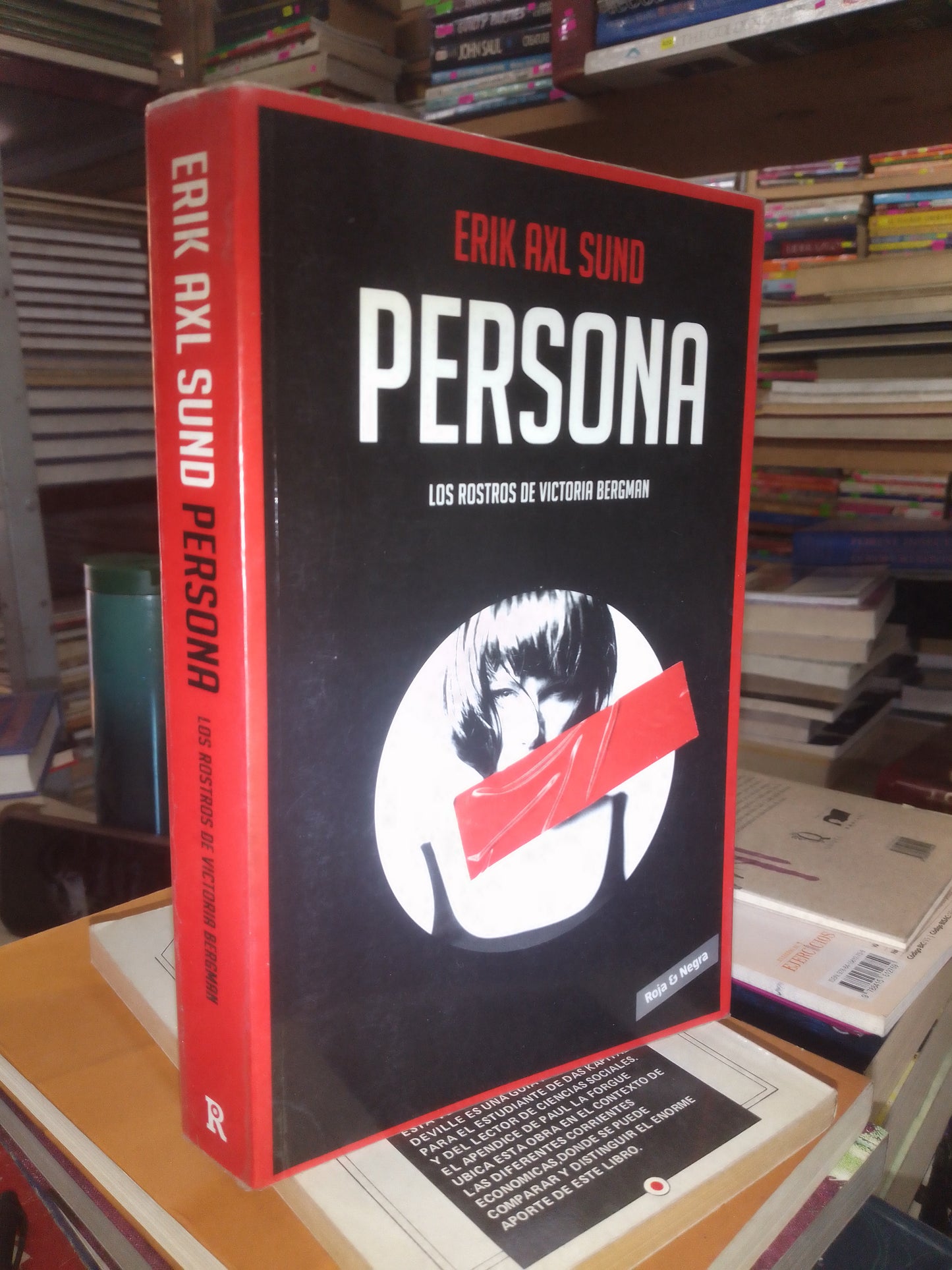 PERSONA POR ERIK AXL SUND USADO NOVELA LITERARIO 207