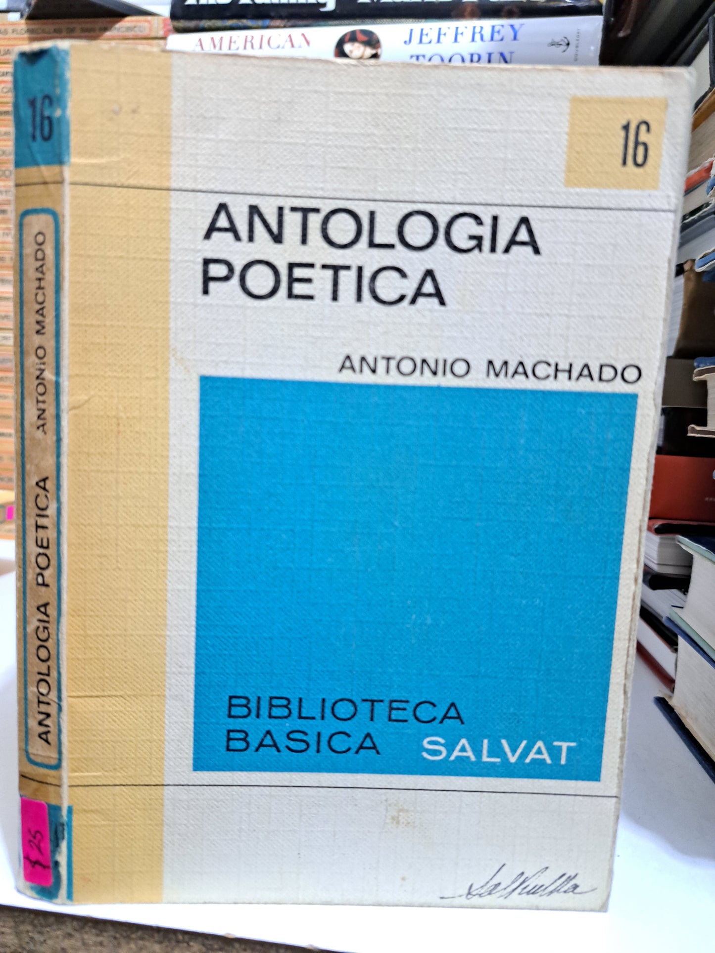 ANTOLOGÍA POÉTICA ANTONIO MACHADO USADO NOVELA JUÁREZ