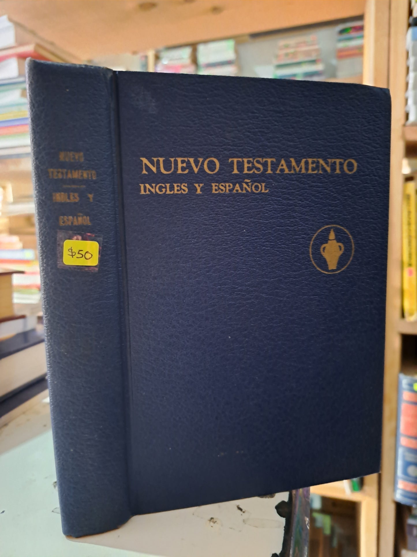 NUEVO TESTAMENTO INGLES Y ESPAÑOL USADO RELIGIÓN LITERARIO 207