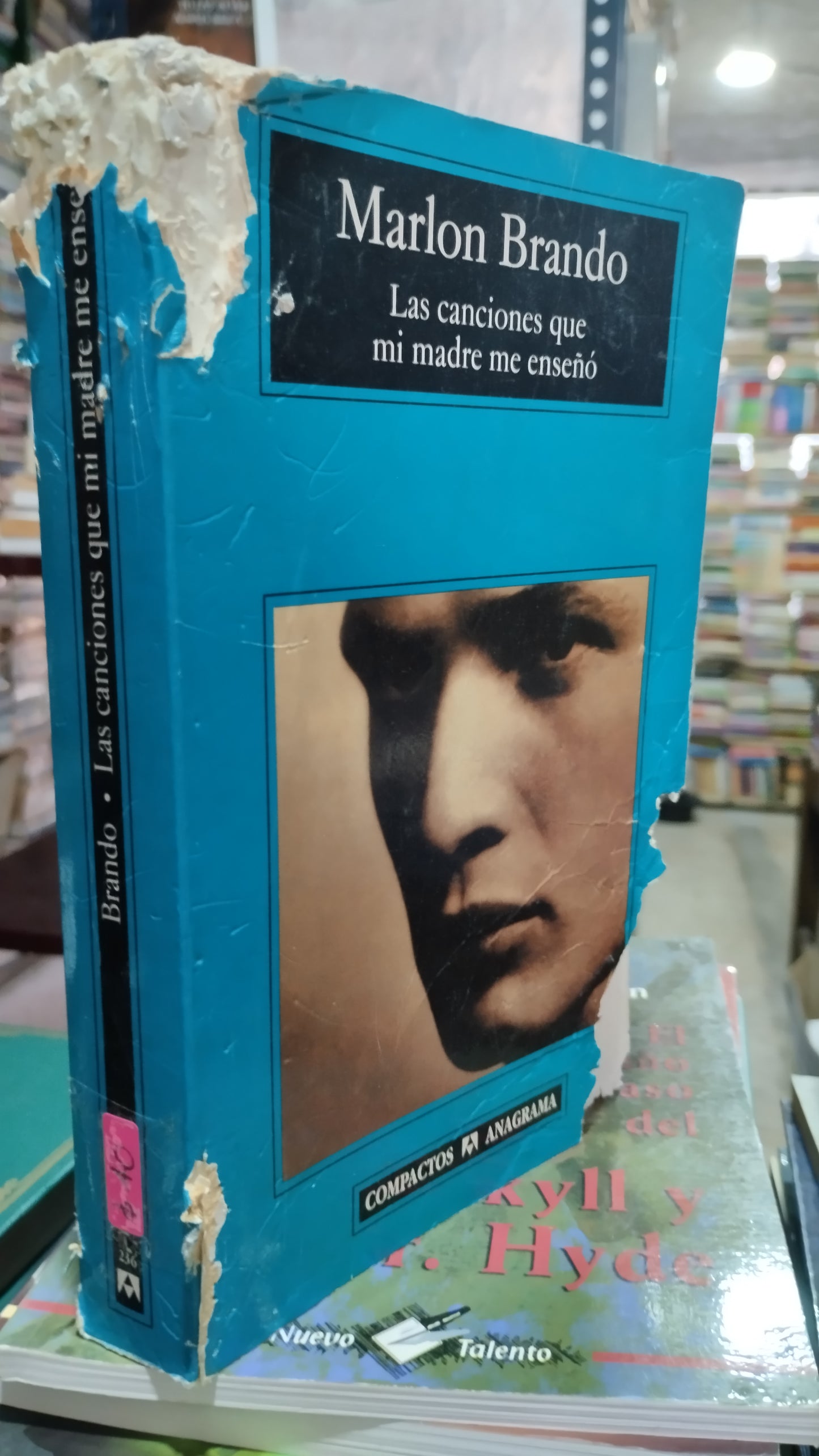 LAS CANCIONES QUE MI MADRE ME ENSEÑO POR MARLON BRADO LIBRO USADO NOVELAS ALDAMA