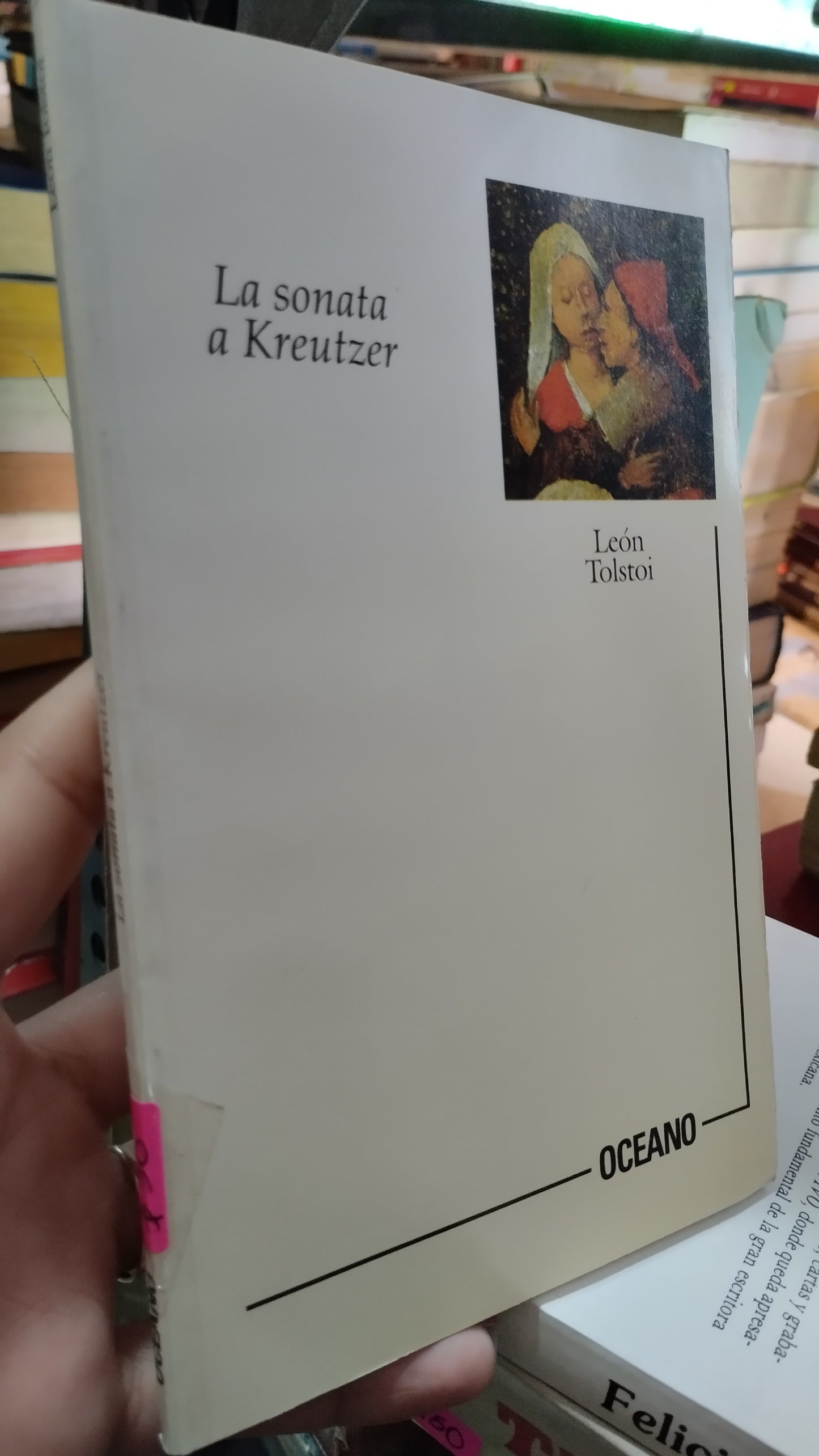 LA SONATA DE KREUTZER POR LEON TOLSTOI LIBRO USADO NOVELAS ALDAMA