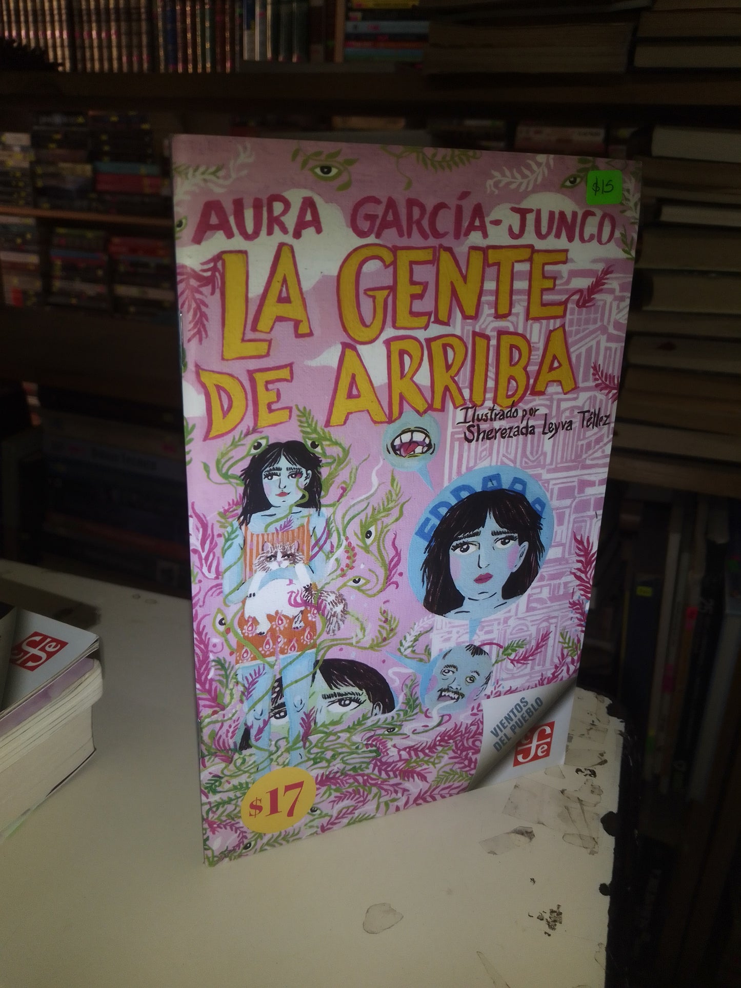 LA GENTE DE ARRIBA POR AURA GARCÍA JUNCO USADO NOVELA LITERARIO 207