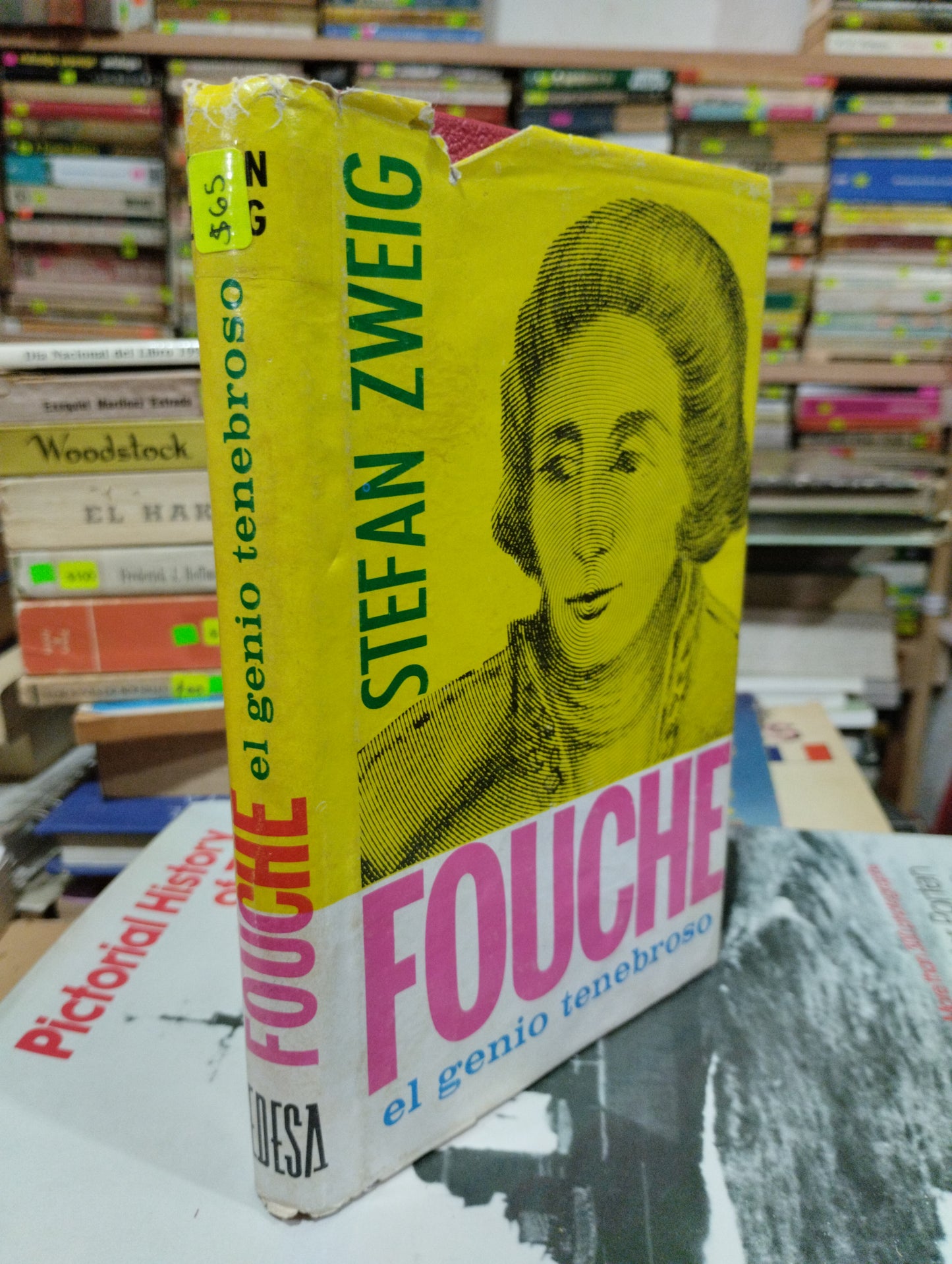 FOUCHE EL GENIO TENEBROSO POR STEFAN ZWEIG USADO NOVELAS ALDAMA