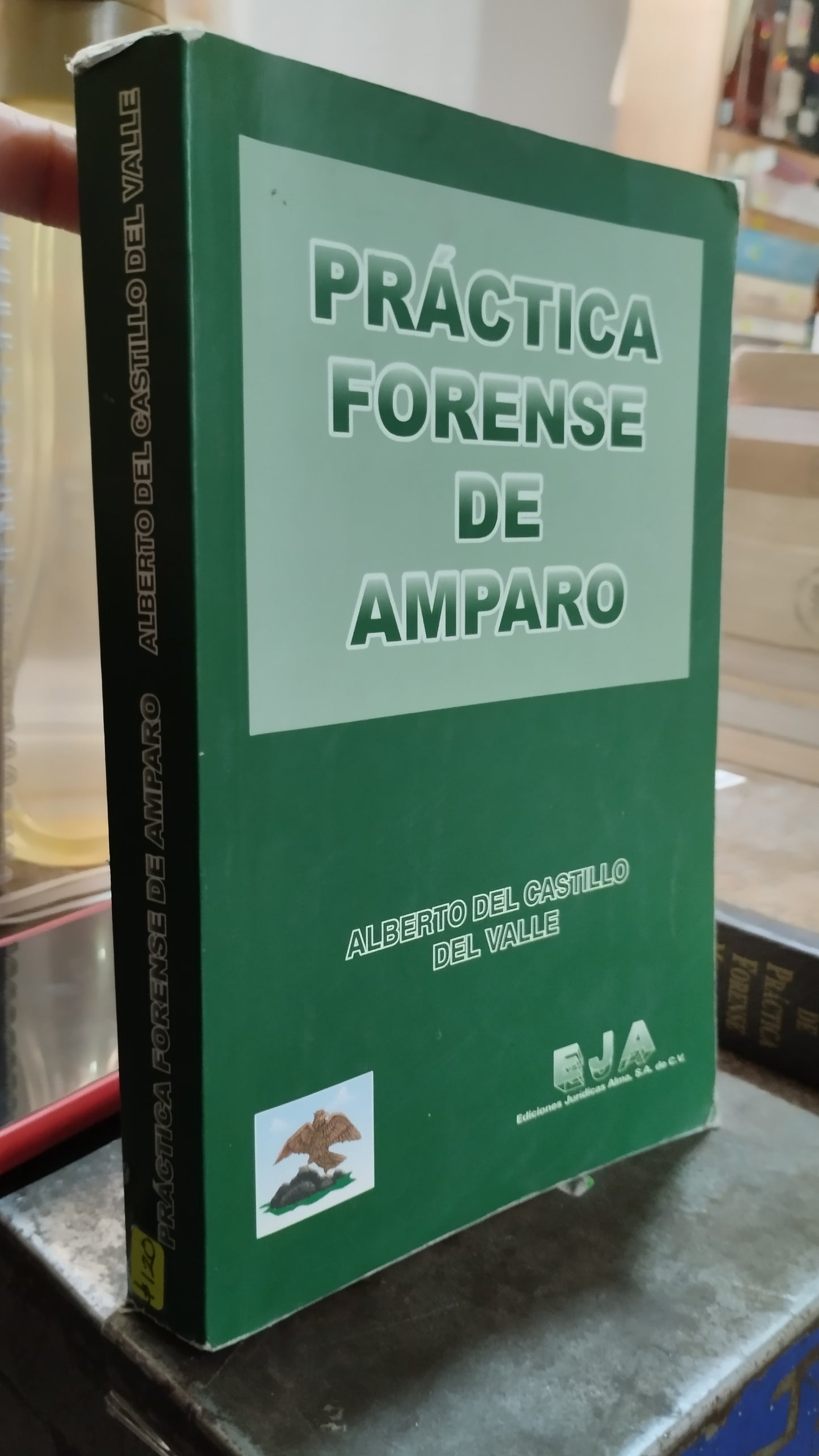 PRACTICA FORENSE DE AMPARO POR ALBERTO DEL CASTILLO DEL VALLE LIBRO USADO DERECHO ALDAMA