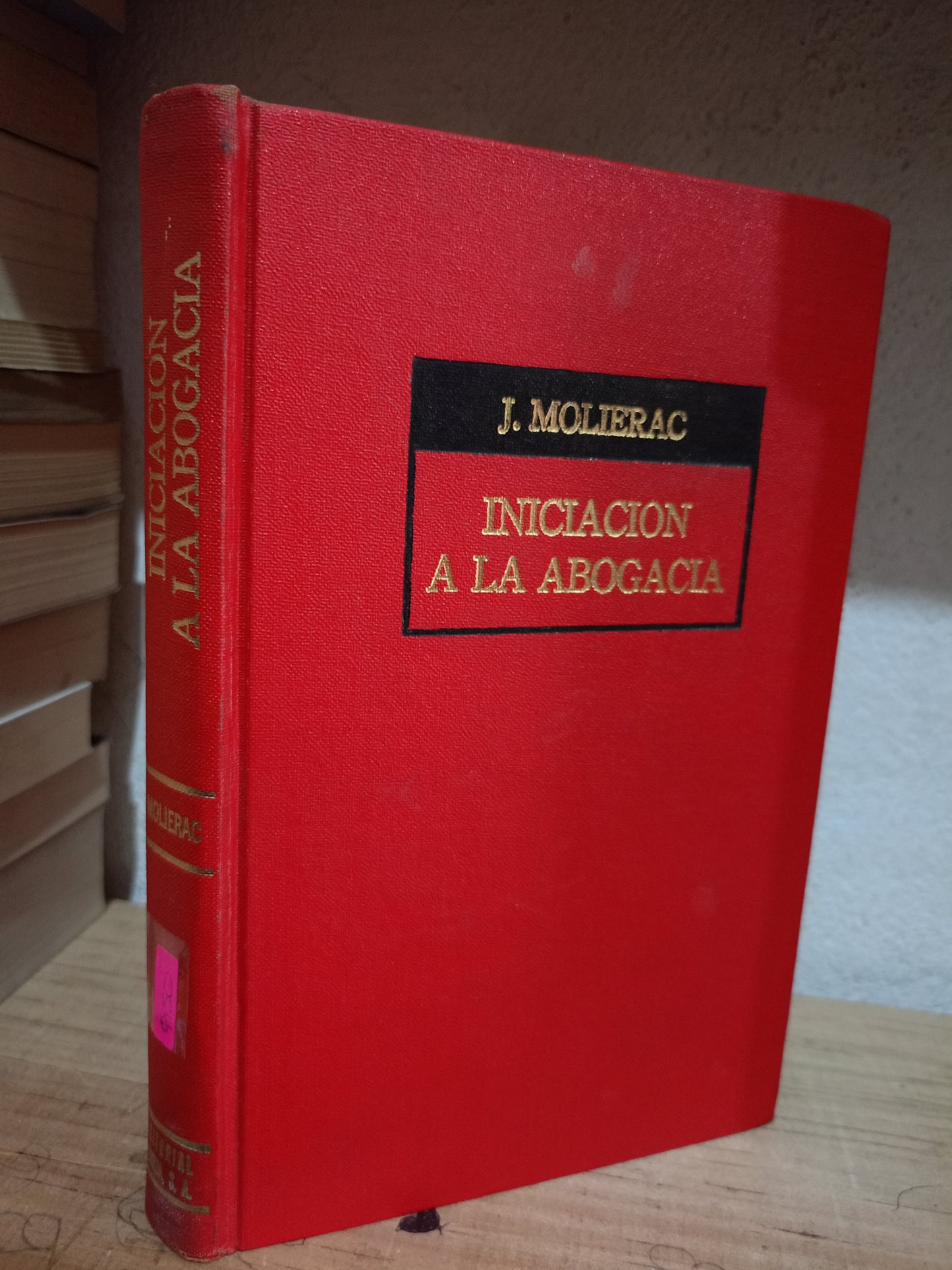 INICIACION A LA ABOGANCIA POR J.MOLIERAC USADO DERECHO LITERARIO 305