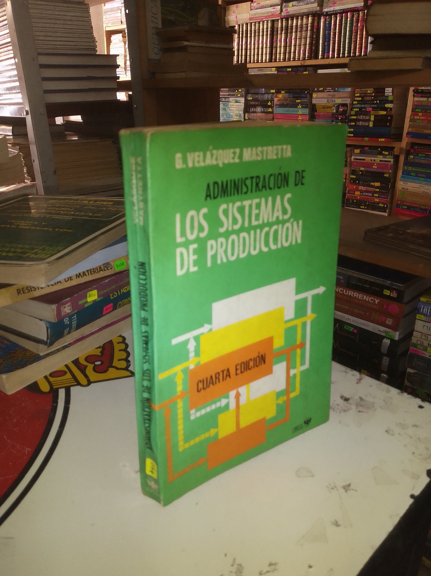 ADMINISTRACIÓN DE LOS SISTEMAS DE PRODUCCIÓN POR G. VELÁZQUEZ MASTRETTA USADO ADMINISTRACIÓN LITERARIO 207