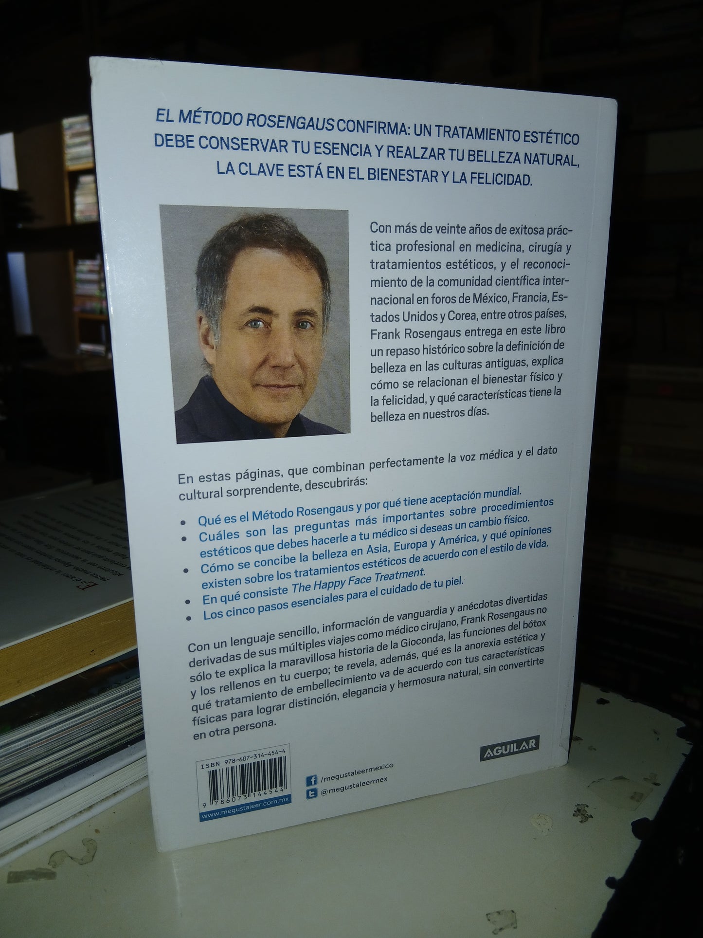 EL MÉTODO ROSENGAUS. BELLEZA QUE ROMPE EL MOLDE POR FRANK ROSENGAUS USADO SUPERACIÓN PERSONAL LITERARIO 207