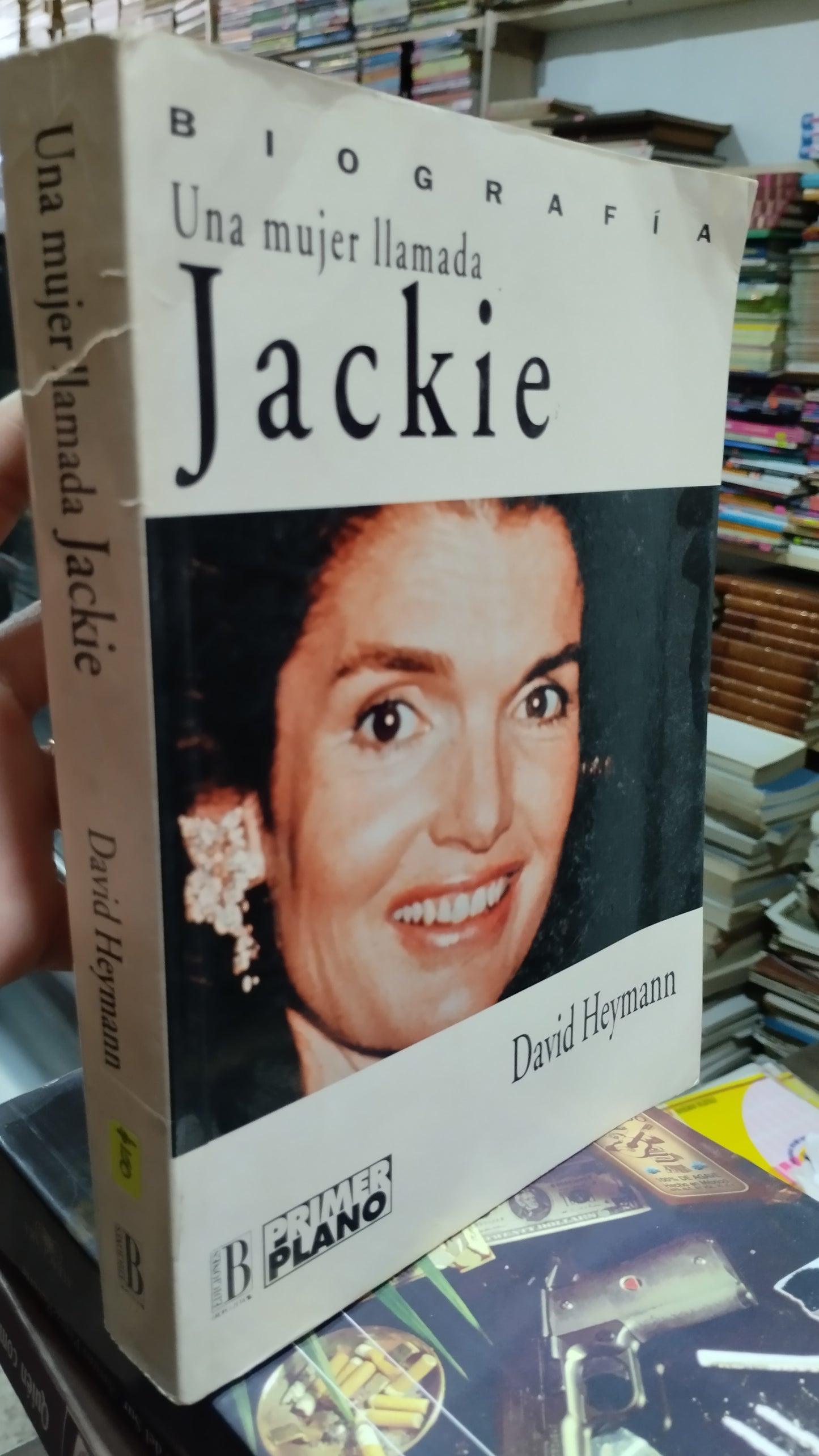 UNA MUJER LLAMADA JACKIE POR DAVID HEYMAN LIBRO USADO NOVELAS ALDAMA