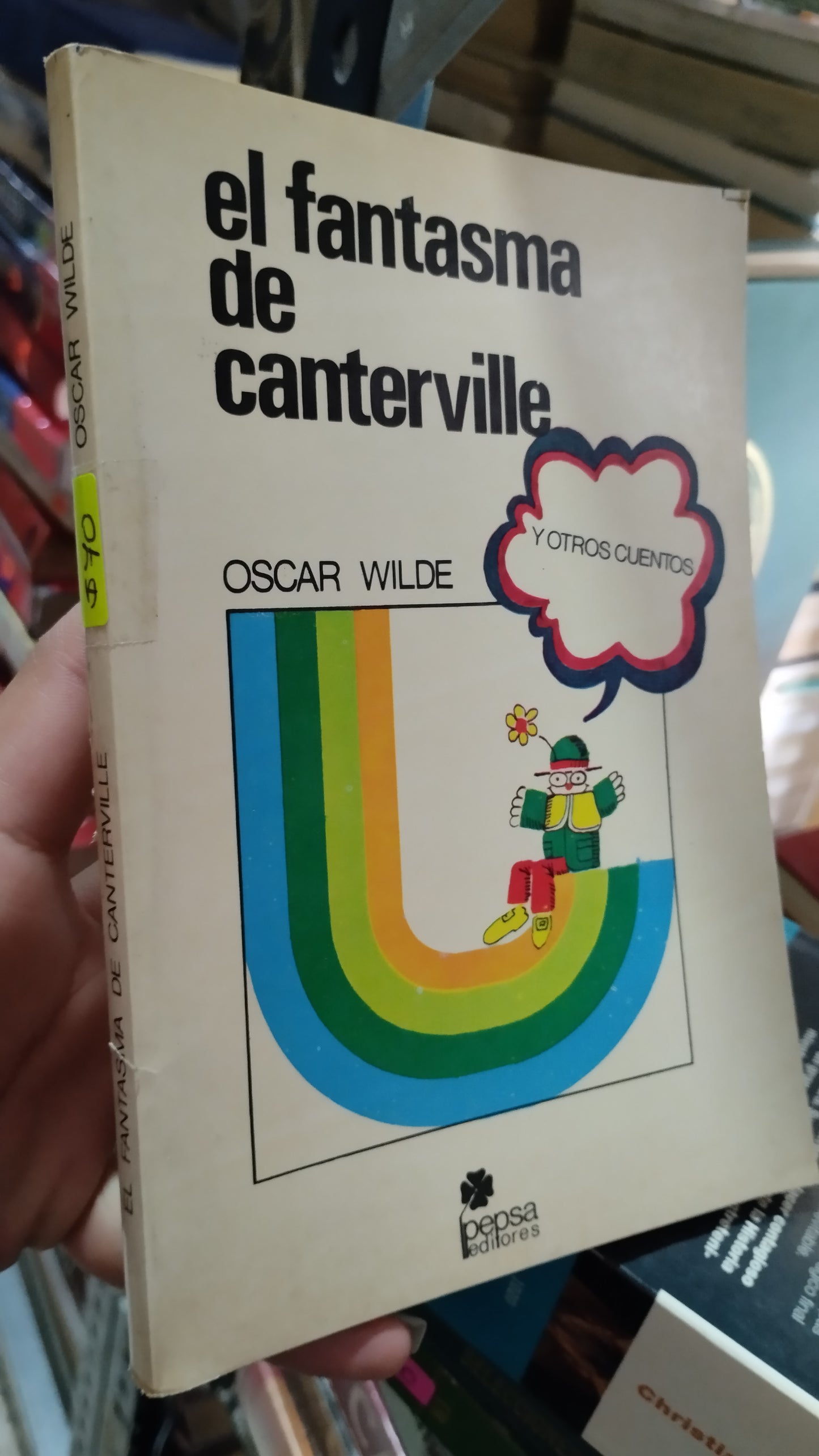 EL FANTASMA DE CANTERVILLE POR OSCAR WILDE LIBRO USADO NOVELAS ALDAMA