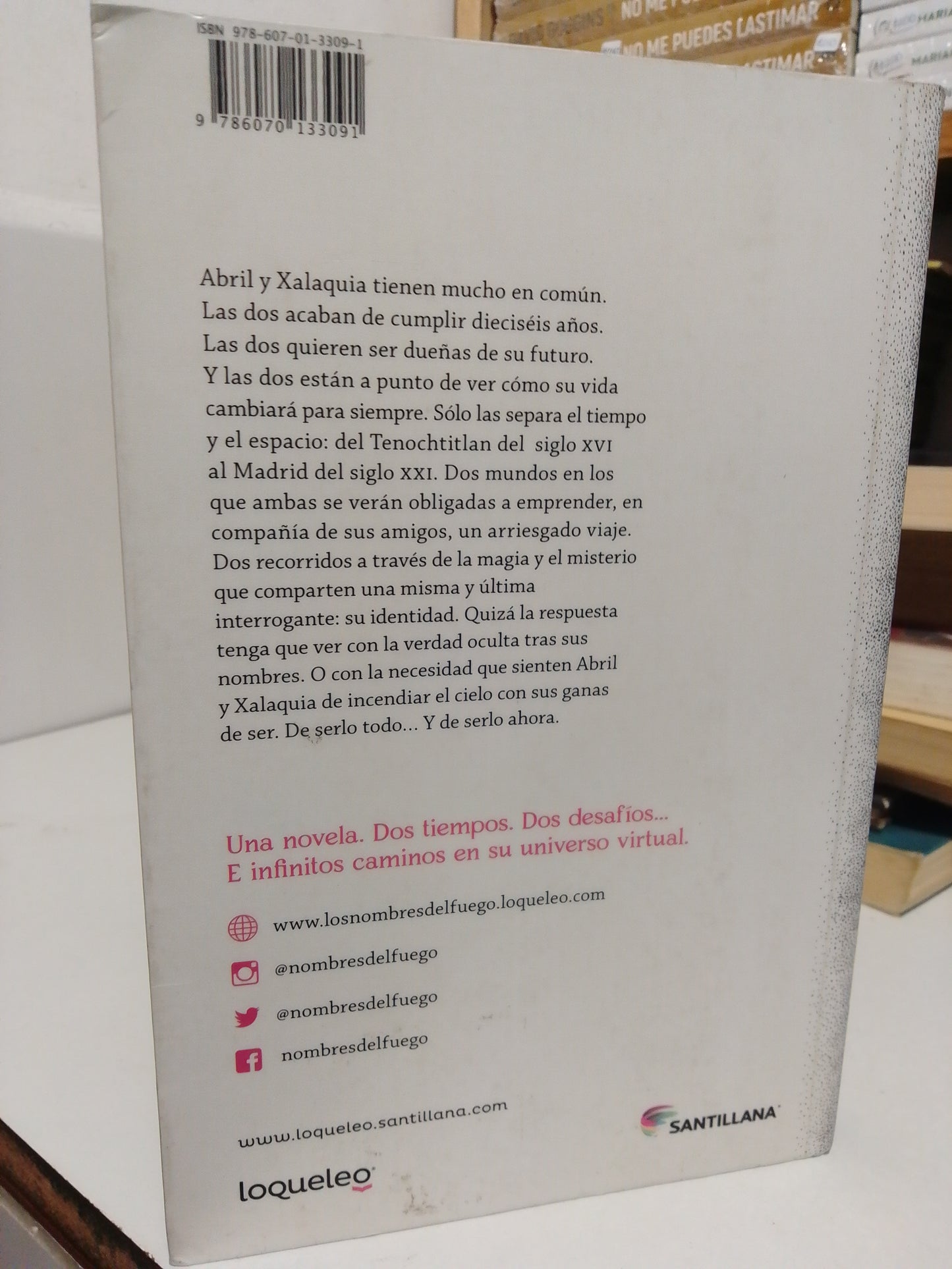 LOS NOMBRES DEL FUEGO POR FERNANDO J LÓPEZ USADO NOVELA JUÁREZ