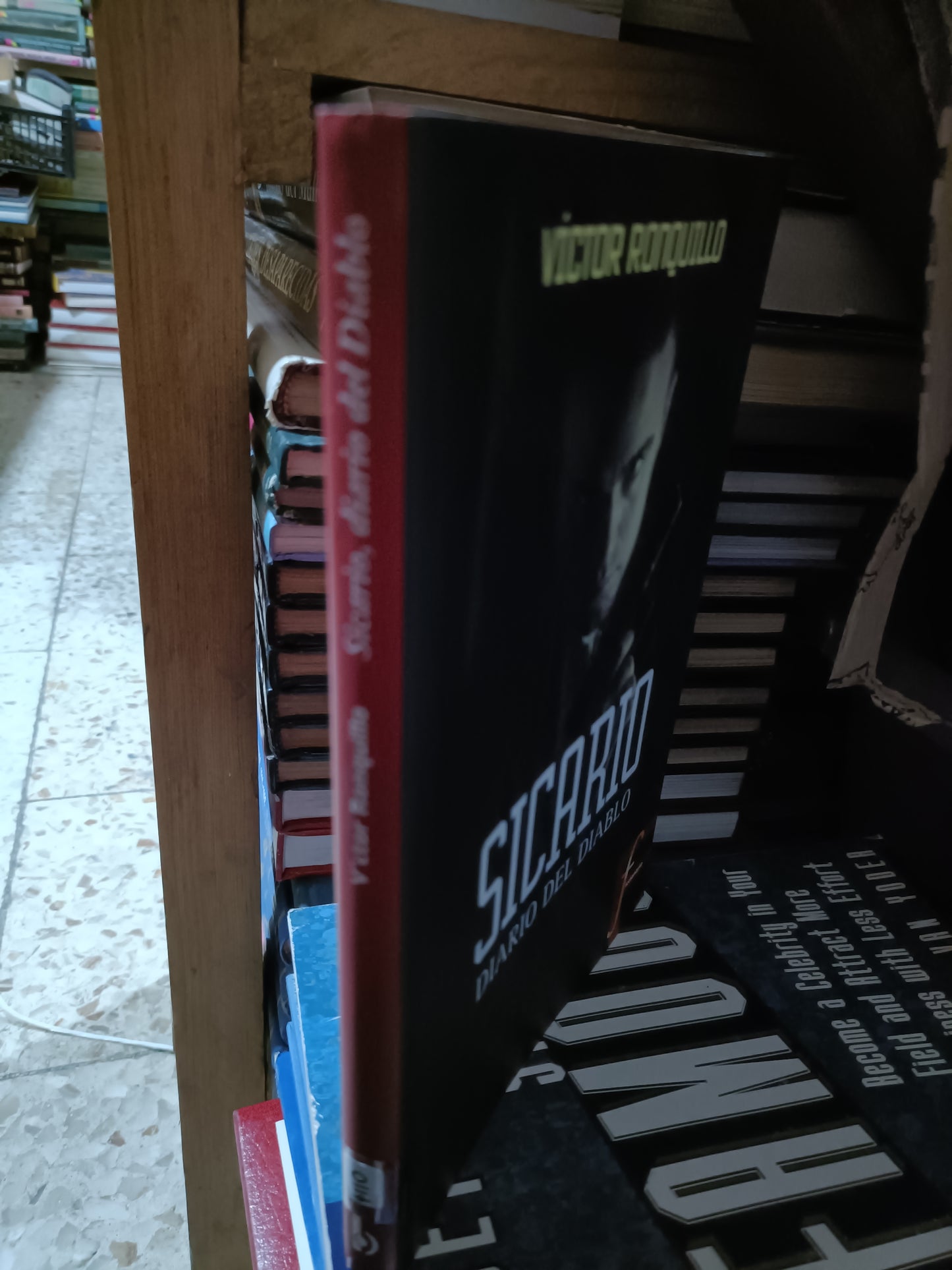 SICARIO DIARIO DEL DIABLO POR VICTOR RONQUILLO USADOS NOVELAS ALDAMA