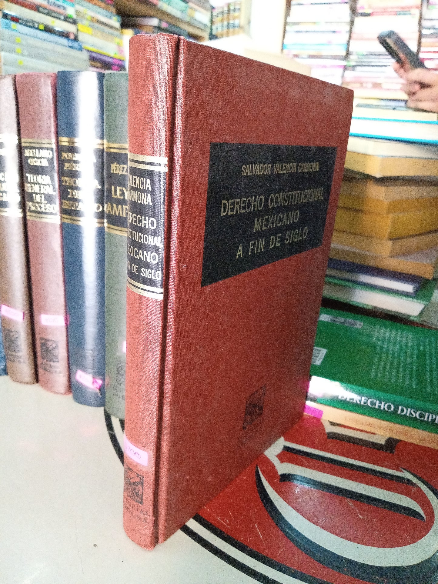 DERECHO CONSTITUCIONAL MEXICANO A FIN DE SIGLO POR SALVADOR VALENCIA CARMONA USADO DERECHO LITERARIO 207