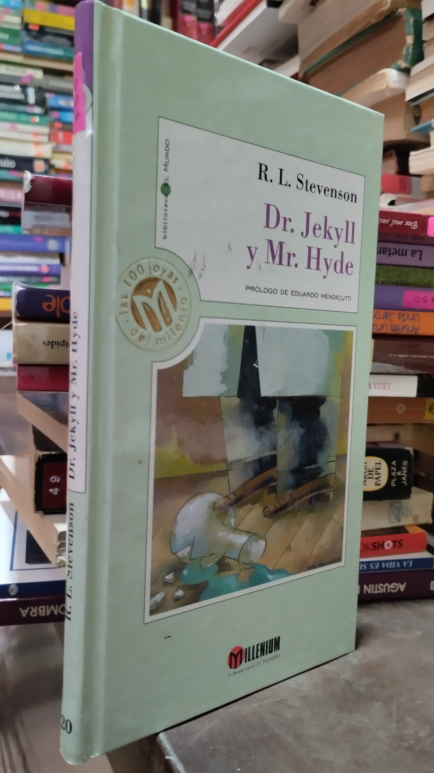 DR JEKYLL Y MR HYDE POR R L STEVENSON LIBRO USADO NOVELAS ALDAMA