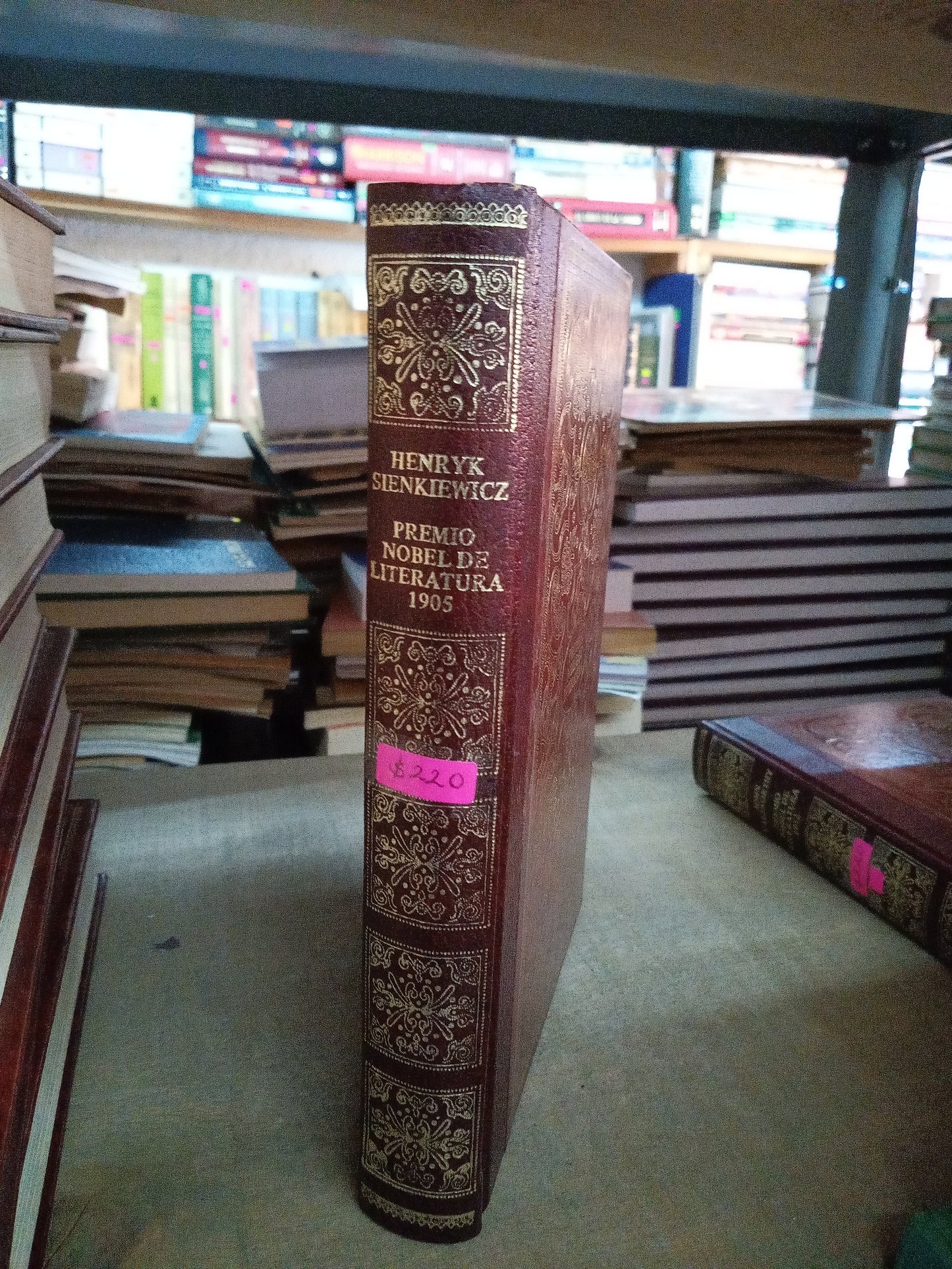 PREMIO NOBEL DE LITERATURA 1905 POR HENRYK SIENKIEWICZ USADO NOVELA LITERARIO