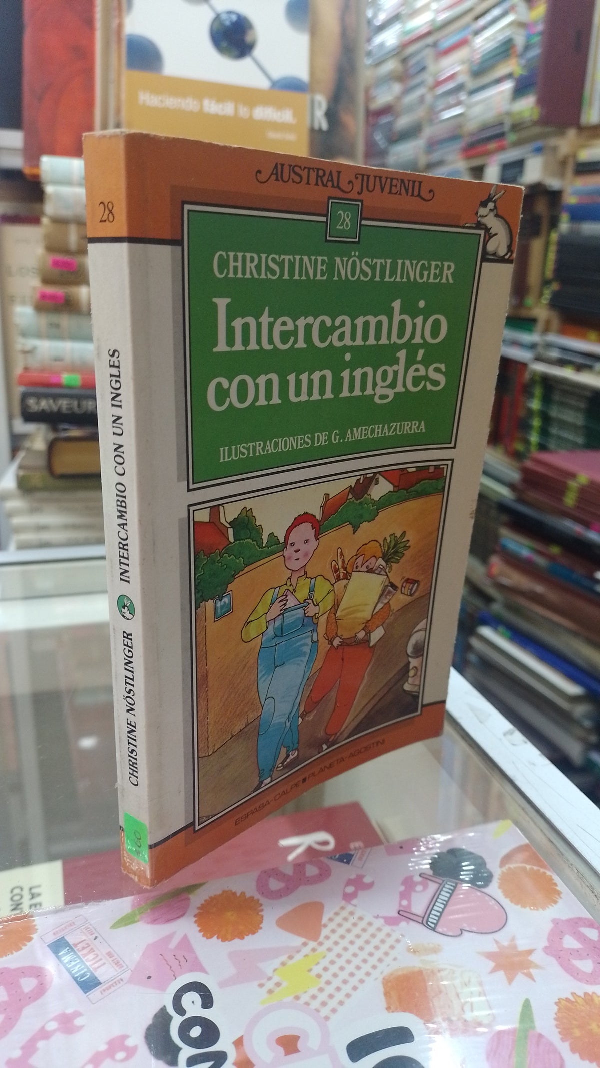 INTERCAMBIO CON UN INGLES POR CHRISTINE NOSTLINGER USADO NOVELA JUAREZ 515