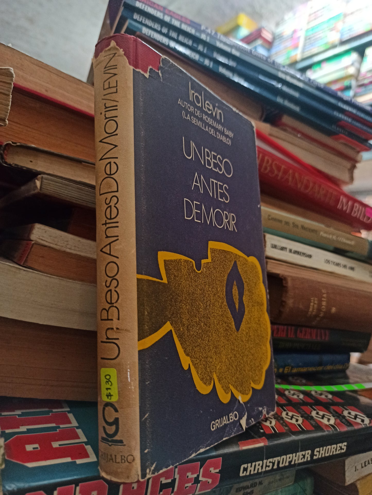 UN BESO ANTES DE MORIR POR IRA LEVIN USADO NOVELAS ALDAMA
