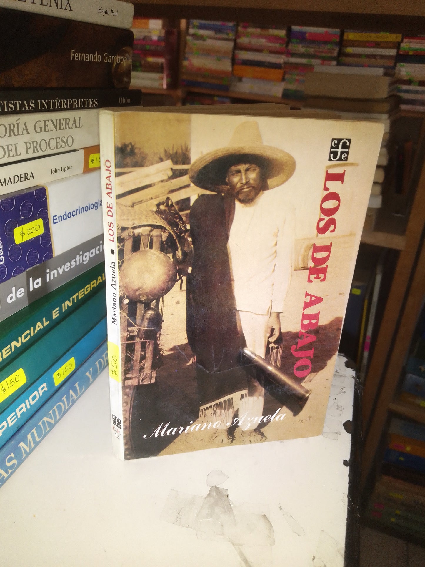 LOS DE ABAJO POR MARIANO AZUELA USADO NOVELA LITERARIO 207