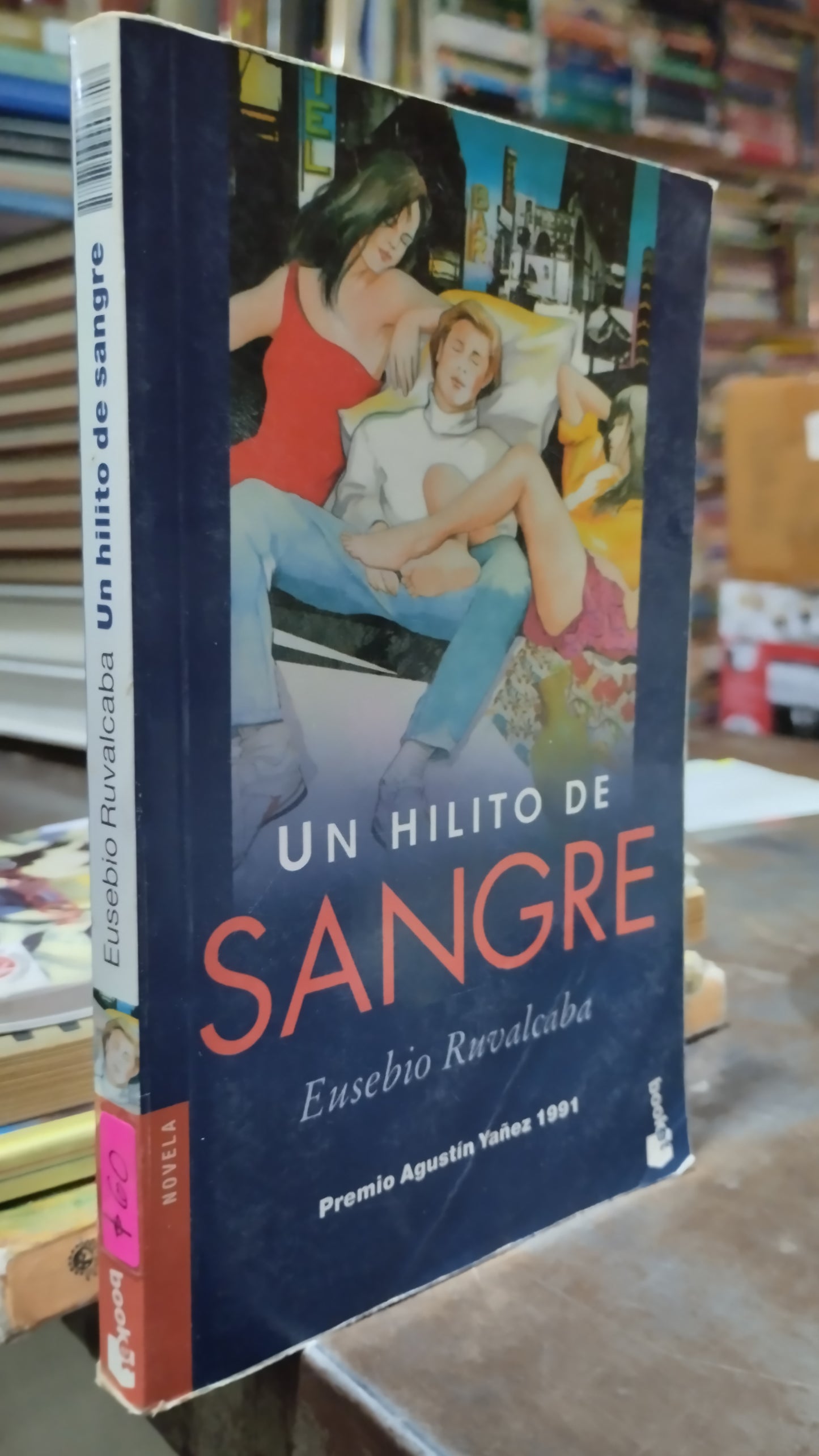 UN HILITO DE SANGRE POR EUSEBIO RUVALCABA LIBRO USADO NOVELAS ALDAMA