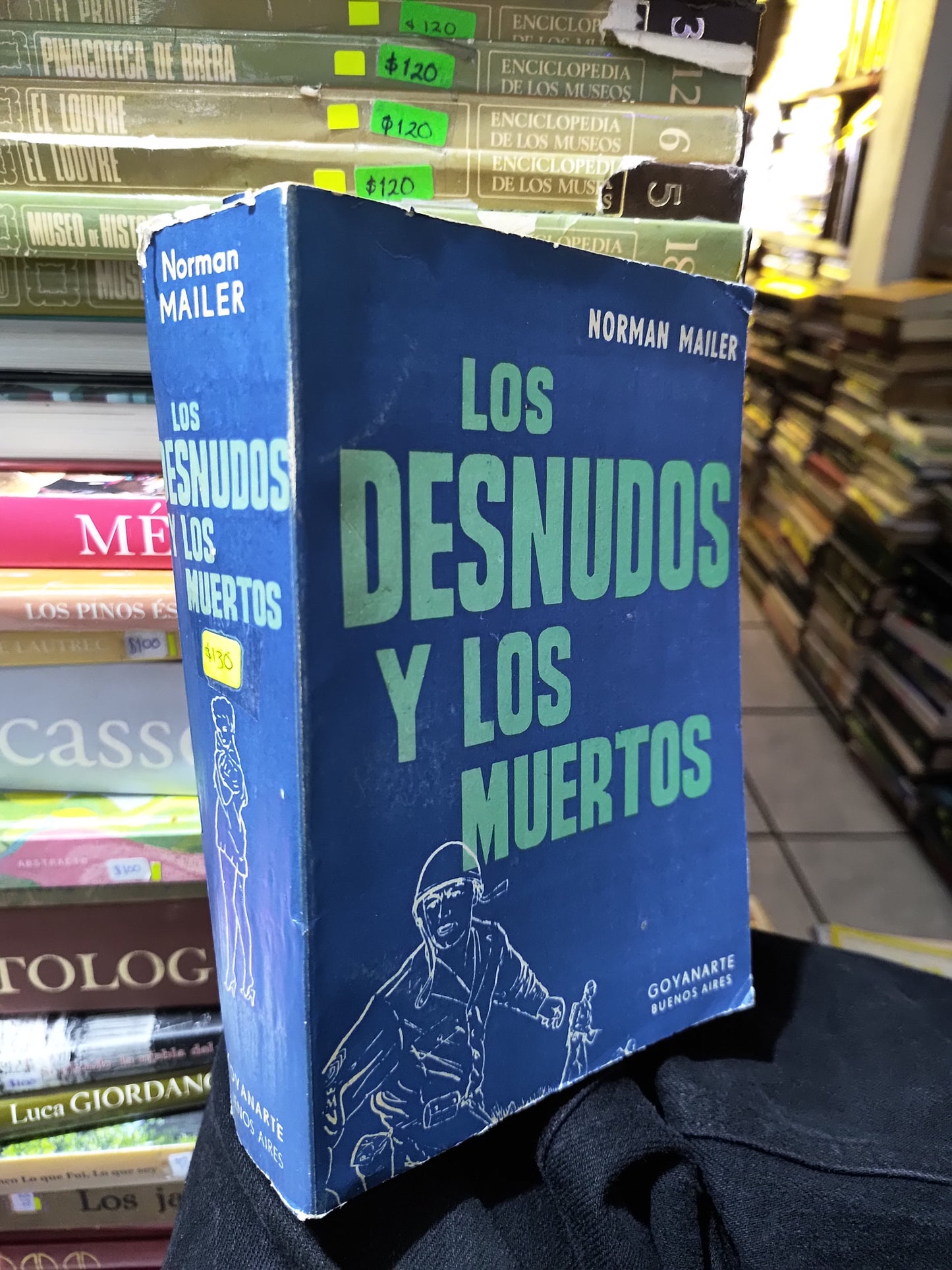 LOS DESNUDOS Y LOS MUERTOS POR NORMAN MAILER USADO NOVELAS JUAREZ 515