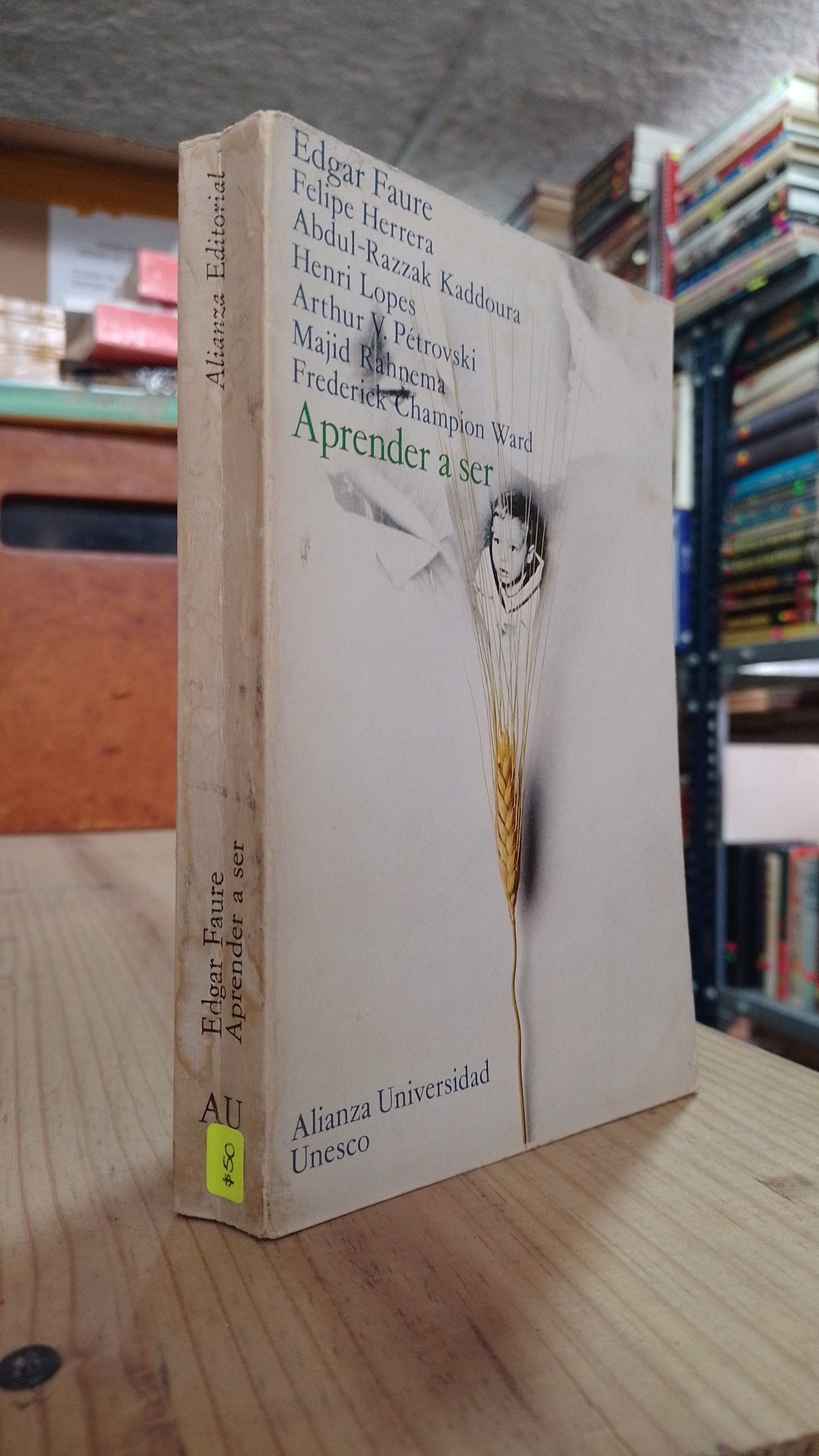 APRENDER A SER POR EDGAR FAURE USADO EDUCACION ALDAMA