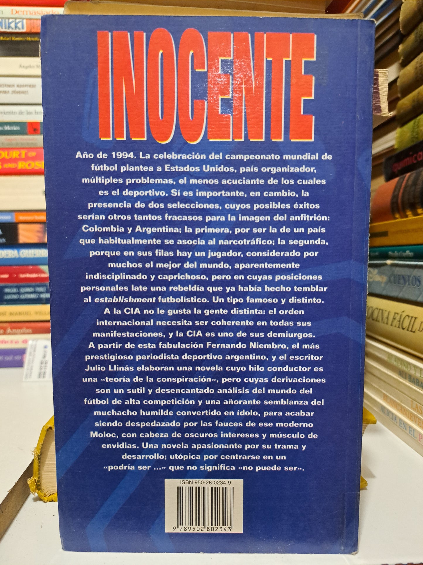 INOCENTE FERNANDO NIEMBRO Y JULIO LLINÁS USADO NOVELA JUÁREZ