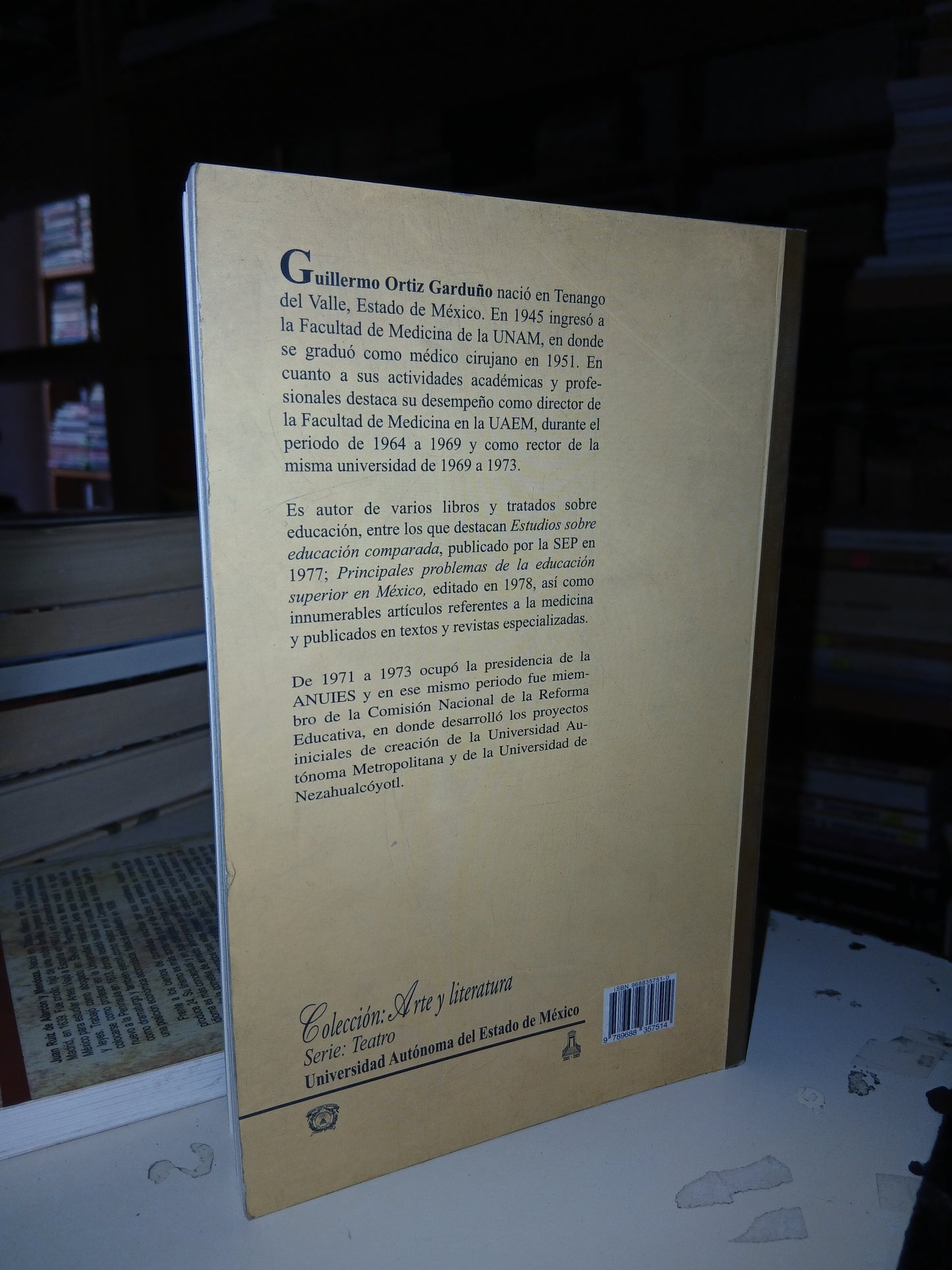 TEATRO POR GUILLERMO ORTÍZ GARDUÑO USADO TEATRO LITERARIO 207