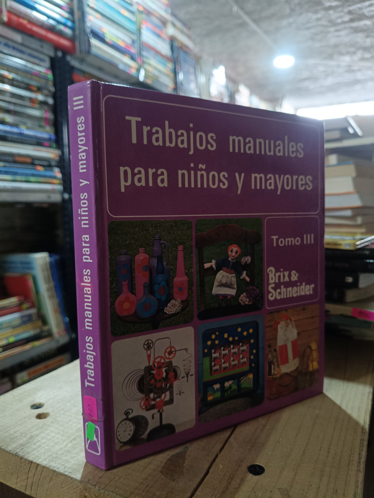 TRABAJOS MANUALES PARA NIÑOS Y MAYORES TOMO III POR BRIX Y SCHNEIDER USADO OFICIOS ALDAMA