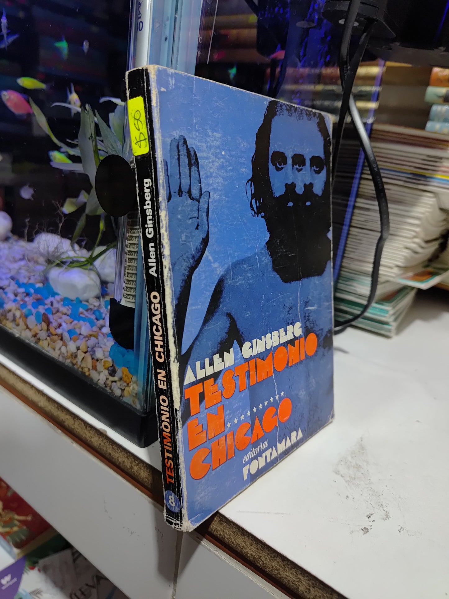 TESTIMONIO EN CHICAGO POR ALLEN GUNSBERG USADO NOVELA JUAREZ
