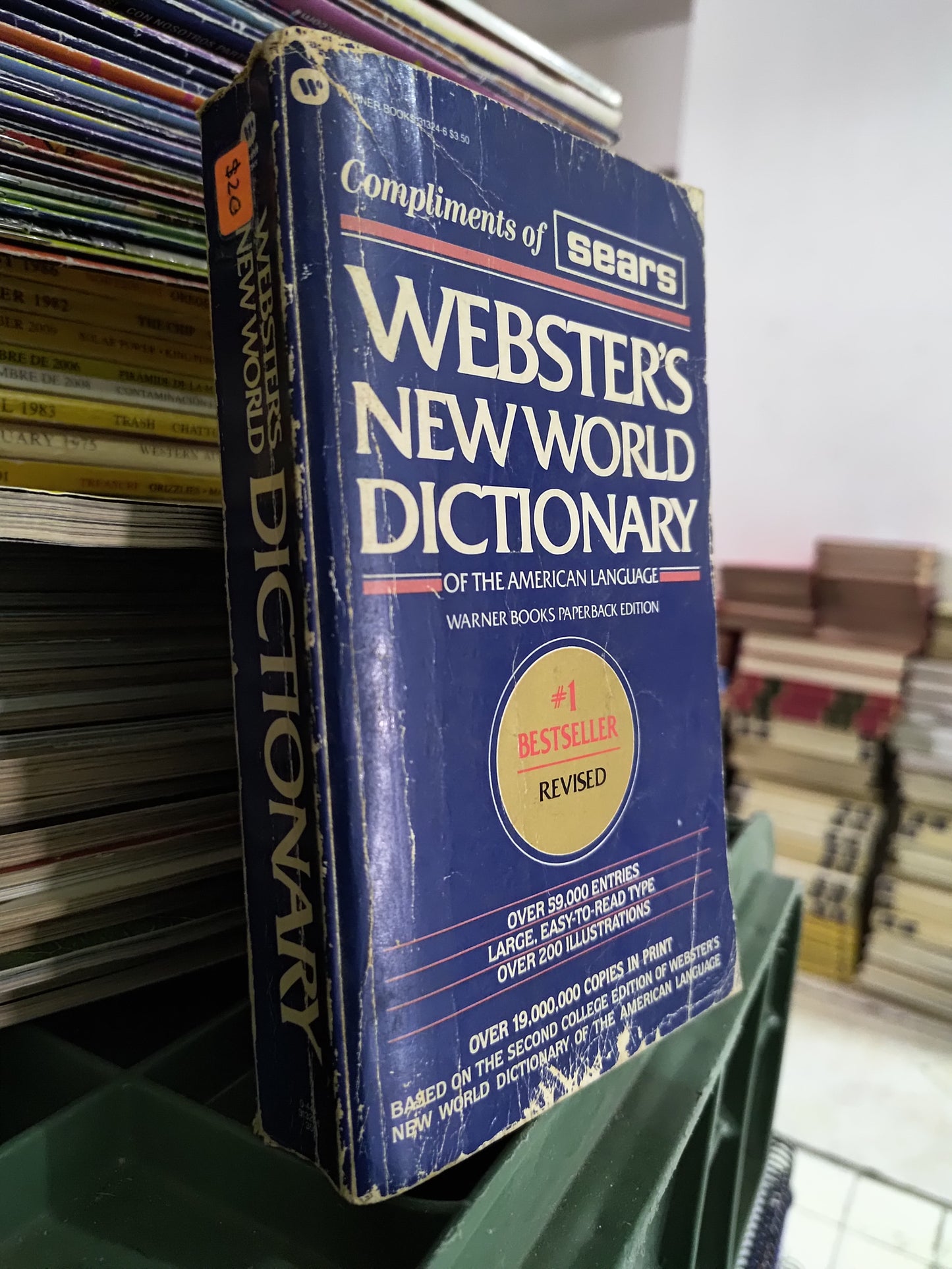 WEBSTERS NEW WORLD DICTIONARY POR EDITORIAL WARNER USADO IDIOMAS JUAREZ 515