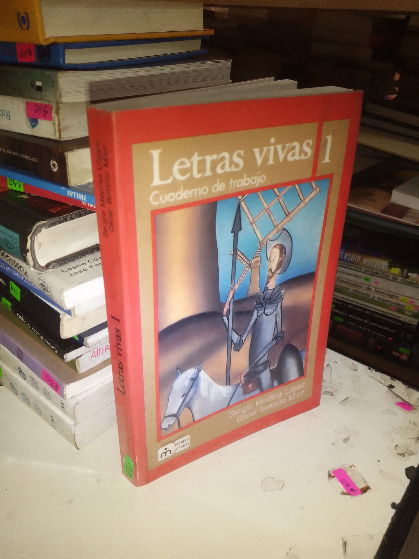 LETRAS VIVAS 1. CUADERNO DE TRABAJO POR SERGIO MEDINA LÓPEZ Y ÓSCAR BOTELLO MIER USADO EDUCACIÓN LITERARIO 207