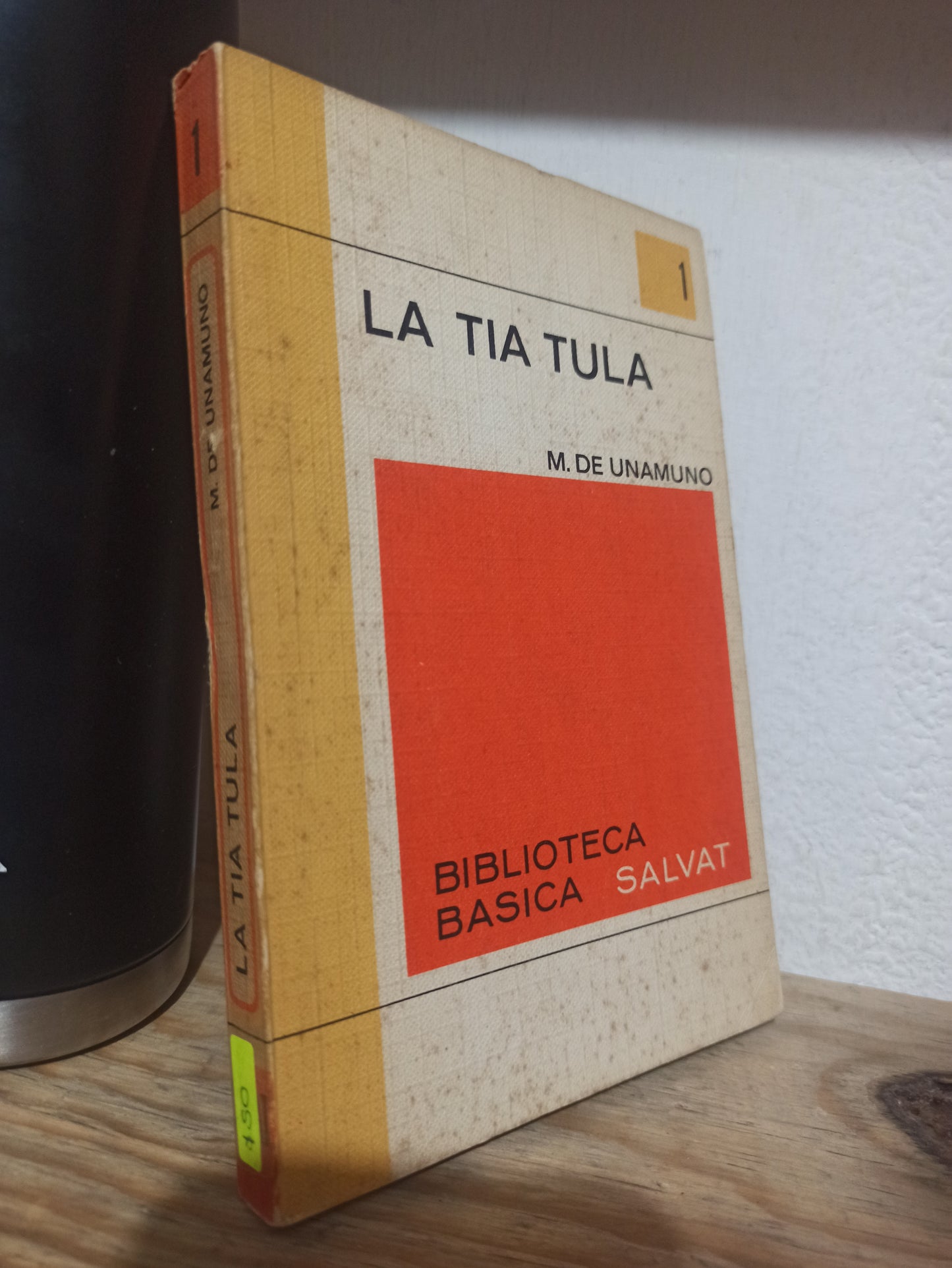 LA TIA TULA POR M. DE UNAMUNO USADO NOVELAS JUÁREZ
