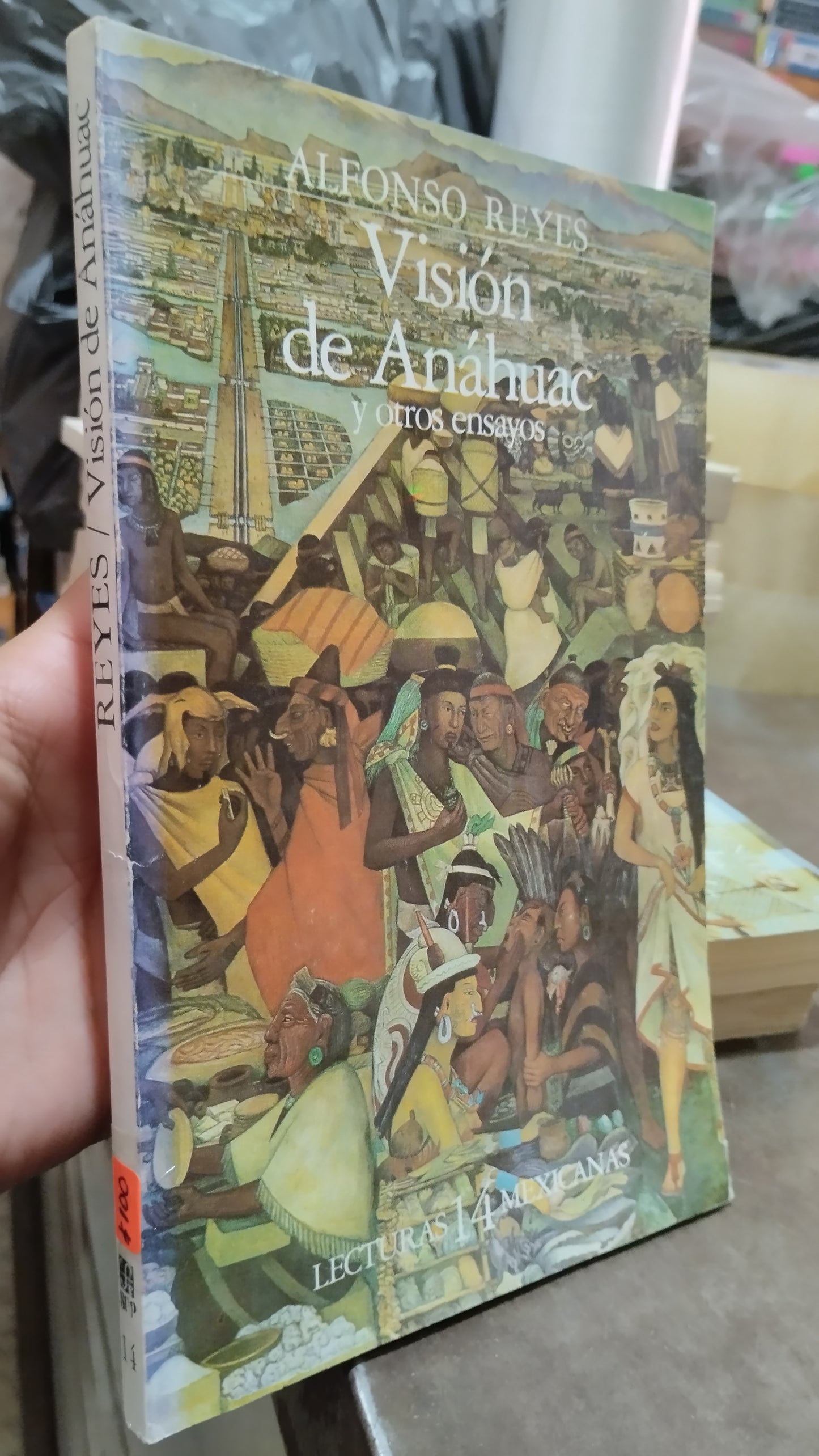 VISION DE ANAHUAC POR ALFONSO REYES LIBRO USADO ANTIGUO ALDAMA