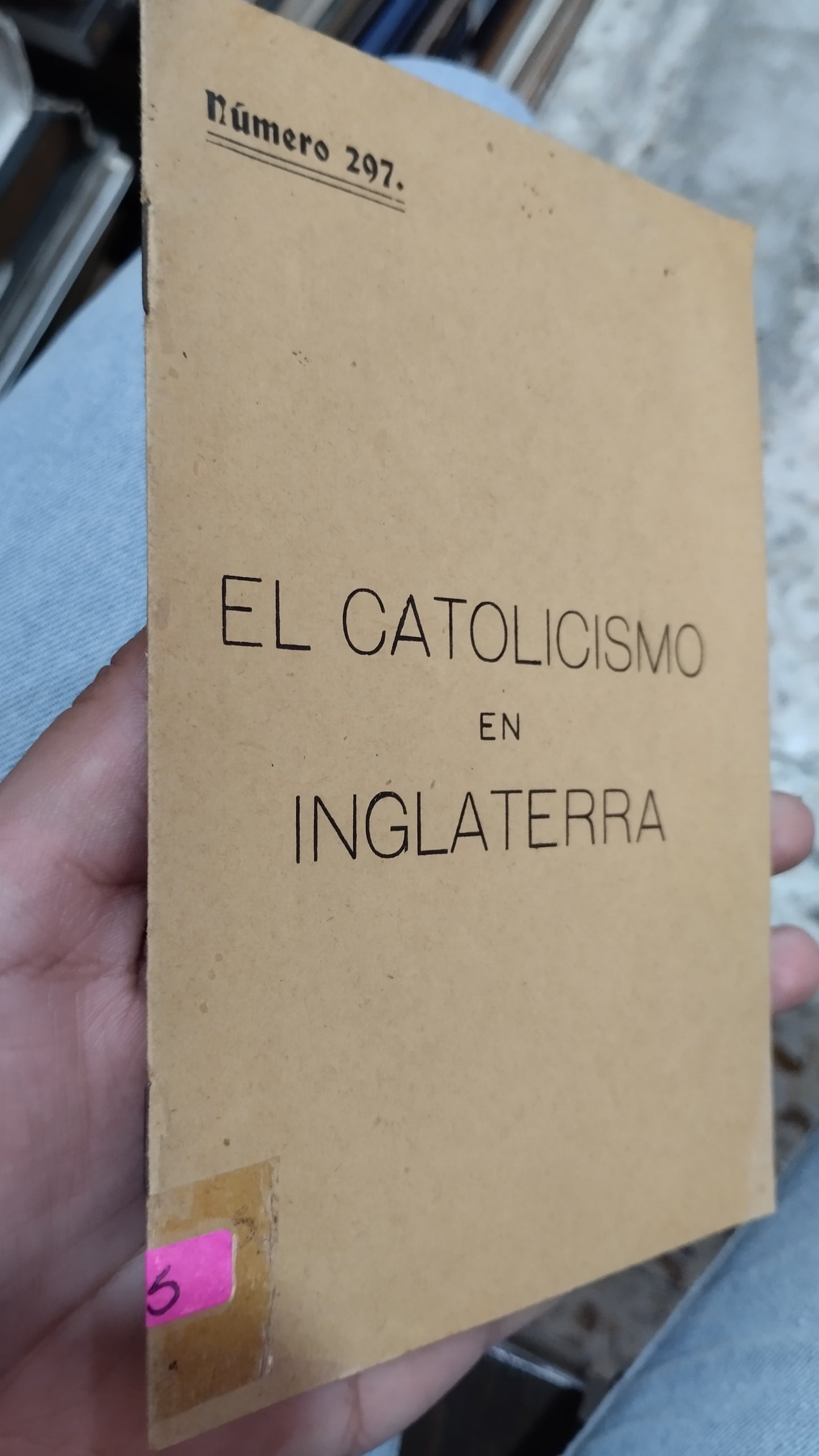 EL CATOLICISMO EN INGLATERRA LIBRO USADO RELIGION ALDAMA