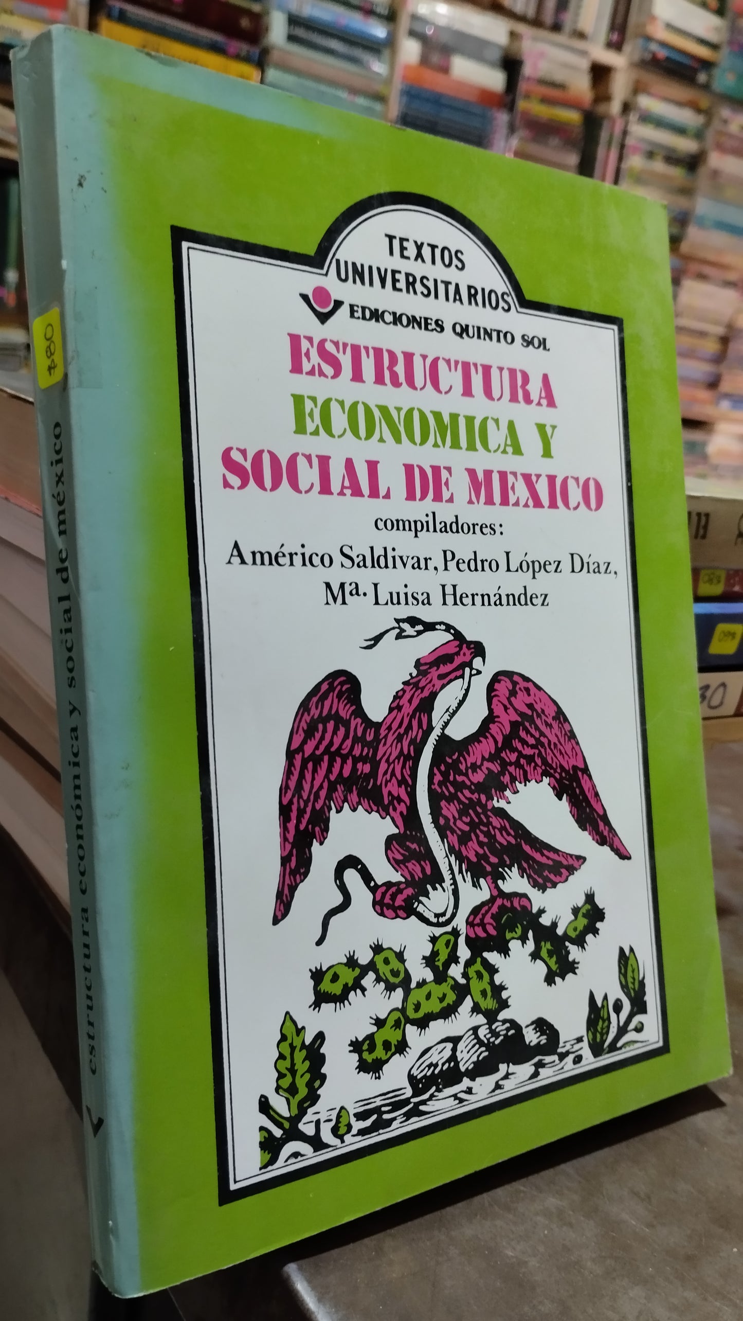 ESTRUCTURA ECONOMICA Y SOCIAL DE MEXICO POR AMERICO SALDIVAR LIBRO USADO POLITICA ALDAMA