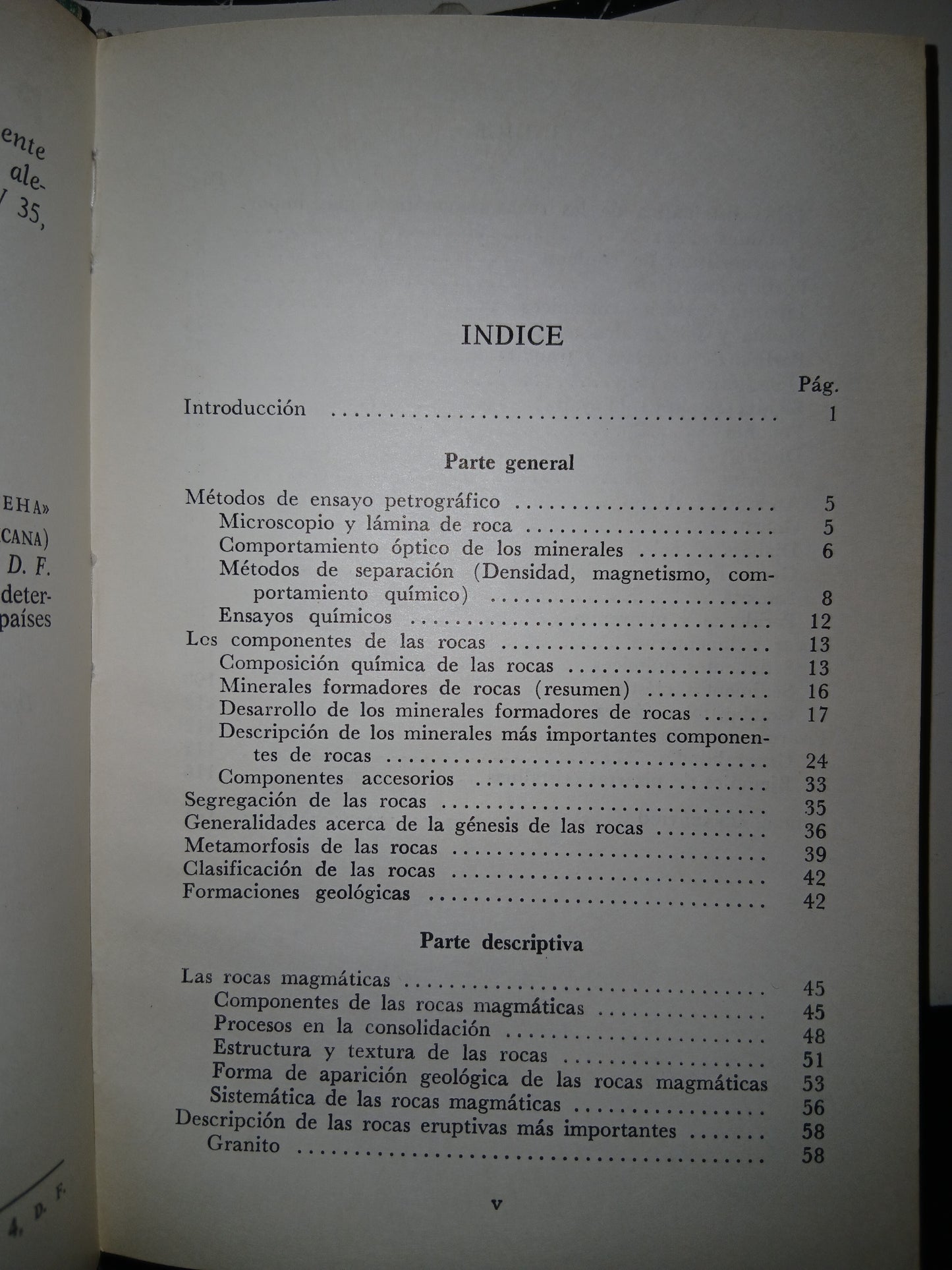 PETROGRAFÍA POR W. BRUHNS Y P. RAMDOHR USADO CIENCIA LITERARIO 207