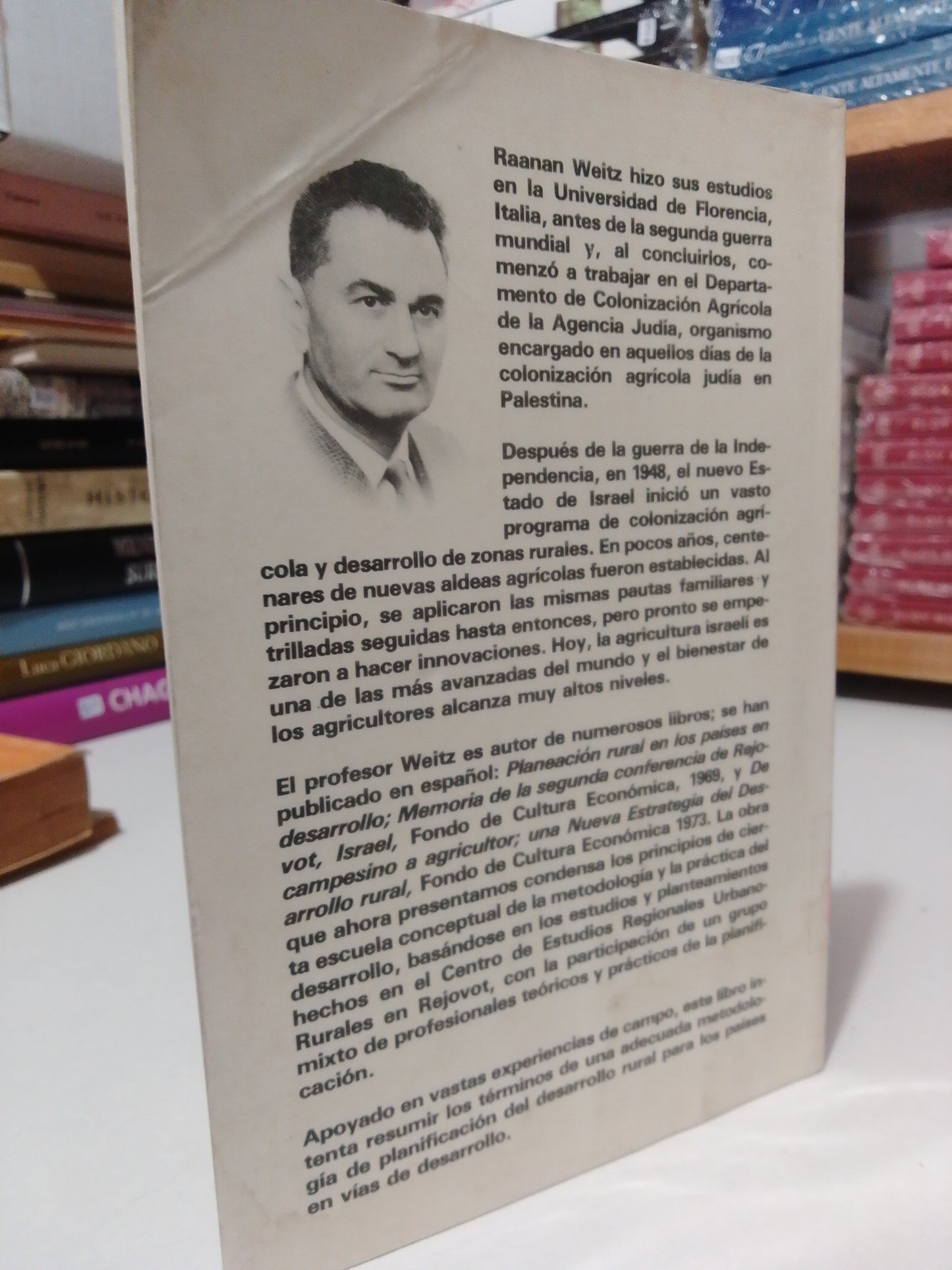 DESARROLLO RURAL INTEGRADO POR RAANAN WEITZ USADO HISTORIA JUÁREZ