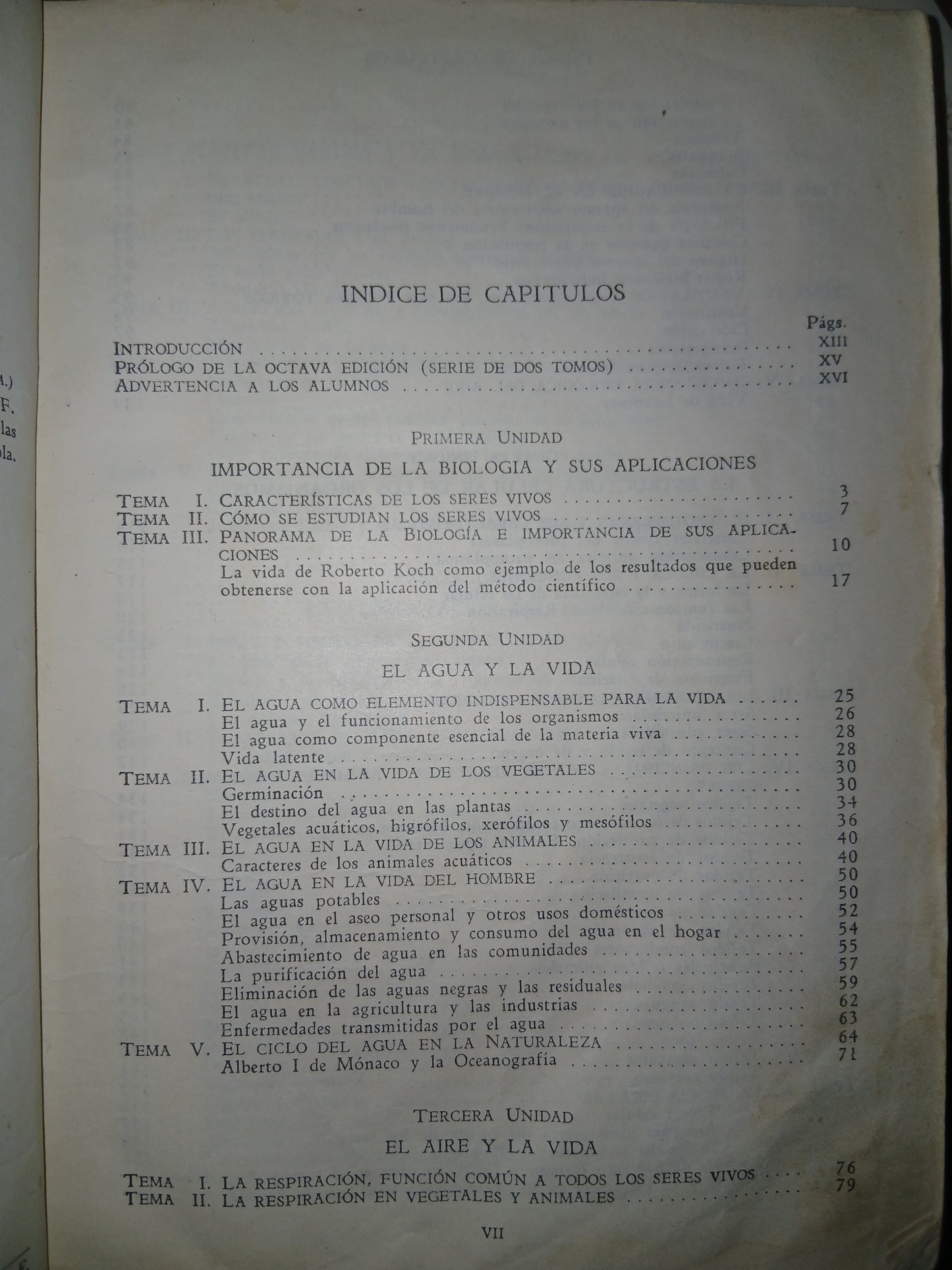 BIOLOGÍA PRIMER CURSO (HELMUT DE TERRA HUMBOLT) POR VARIOS AUTORES USADO BIOLOGÍA LITERARIO 207