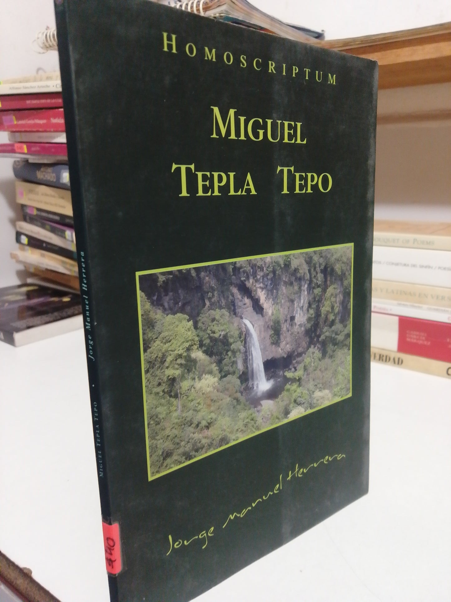 HOMOSCRIPTUM MIGUEL TEPLA TEPO POR JORGUE MANUEL HERRERA USADO POESIA JUAREZ