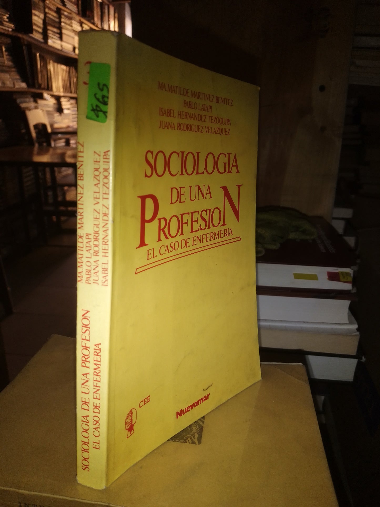 SOCIOLOGÍA DE UNA PROFESION EL CASO DE ENFERMERIA POR AUTORES VARIOS USADO SOCIOLOGÍA LITERARIO 207